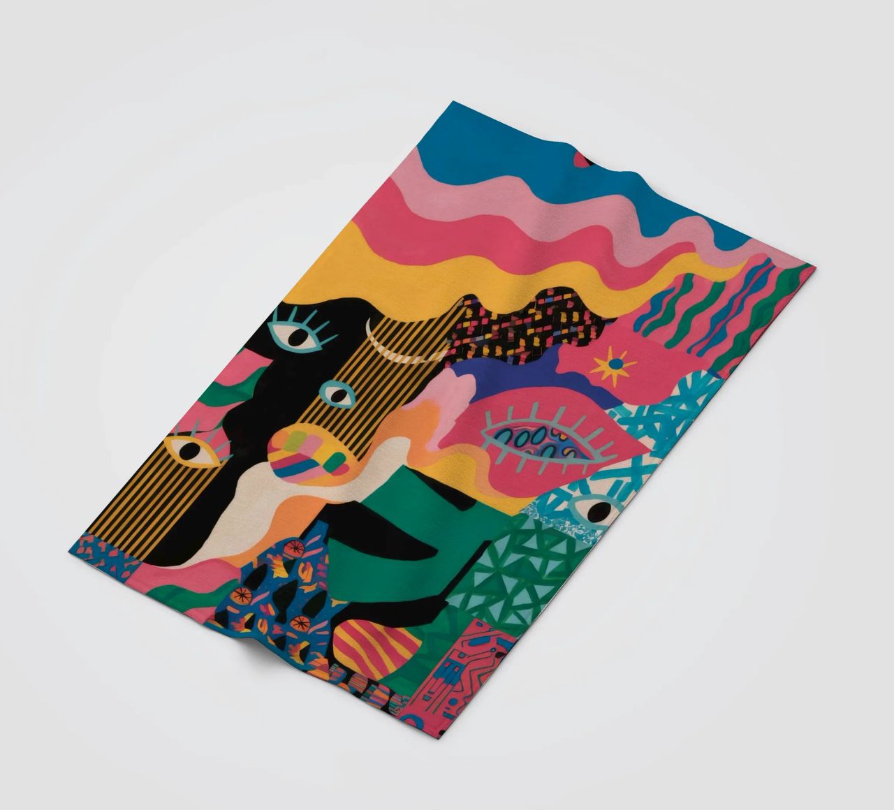 Sguardo primordiale svelato coperta in pile da Zep Layers
