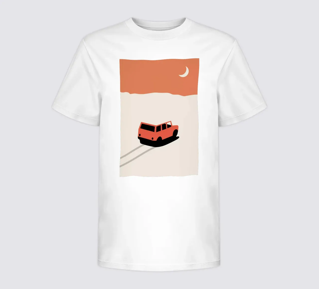Car in Desert t-shirt bambini da Florent Bodart