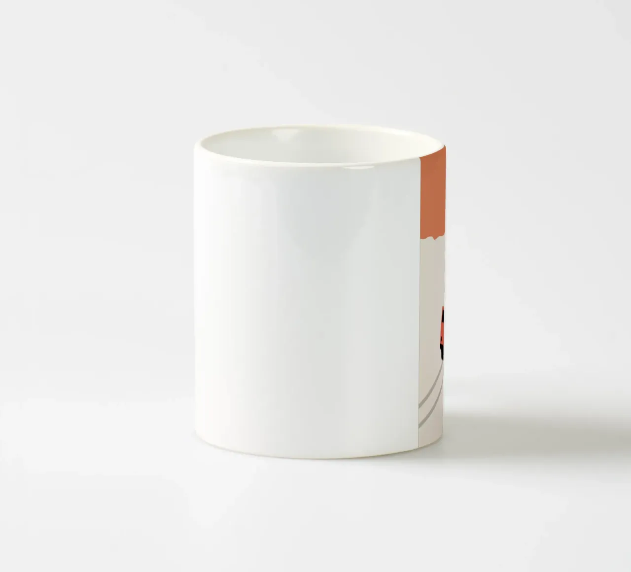 Car in Desert tazza in ceramica da Florent Bodart