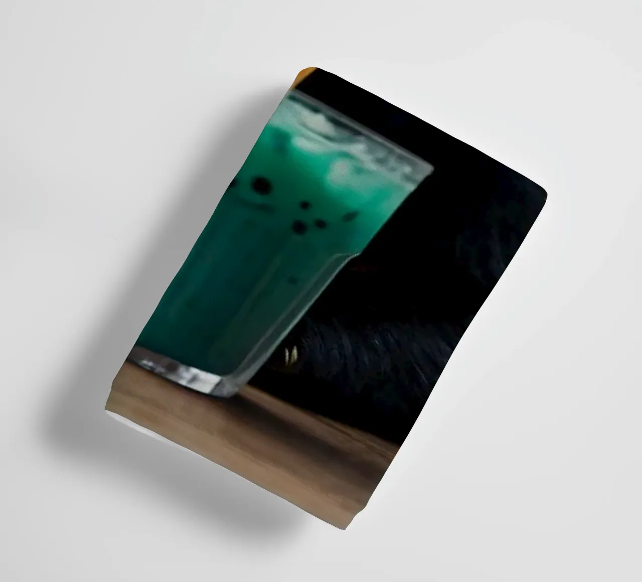 A playful panda enjoying colorful bubble teas towel by DesignDoodle