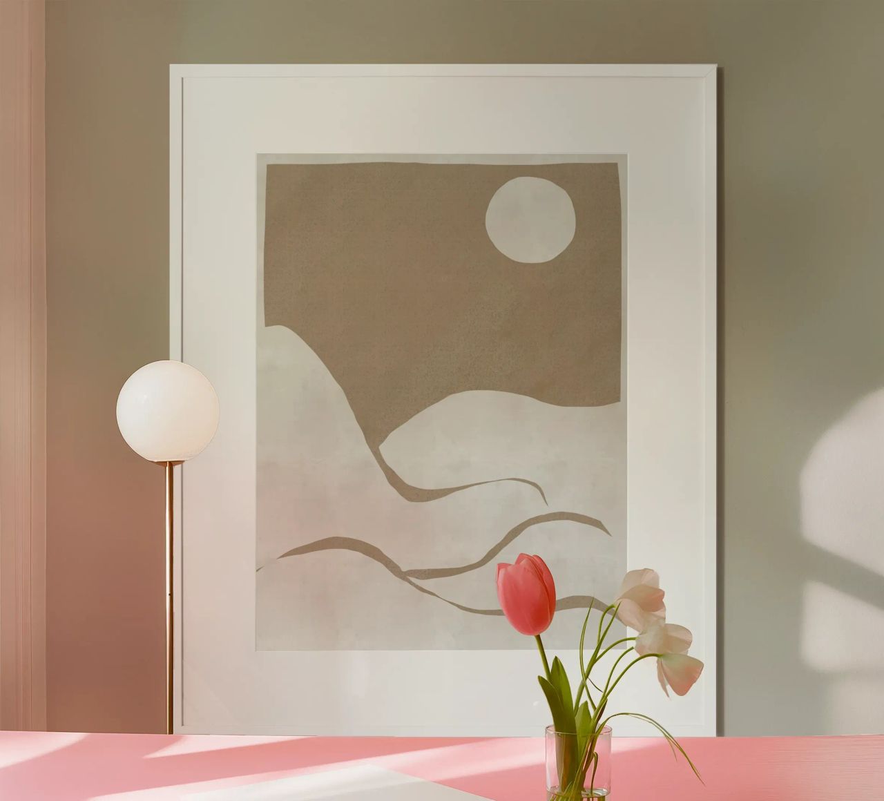 Earthy Landscape ausgeschnitten 02 Poster von Little Dean
