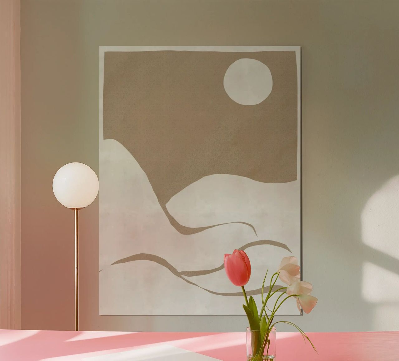 Earthy Landscape ausgeschnitten 02 Poster von Little Dean