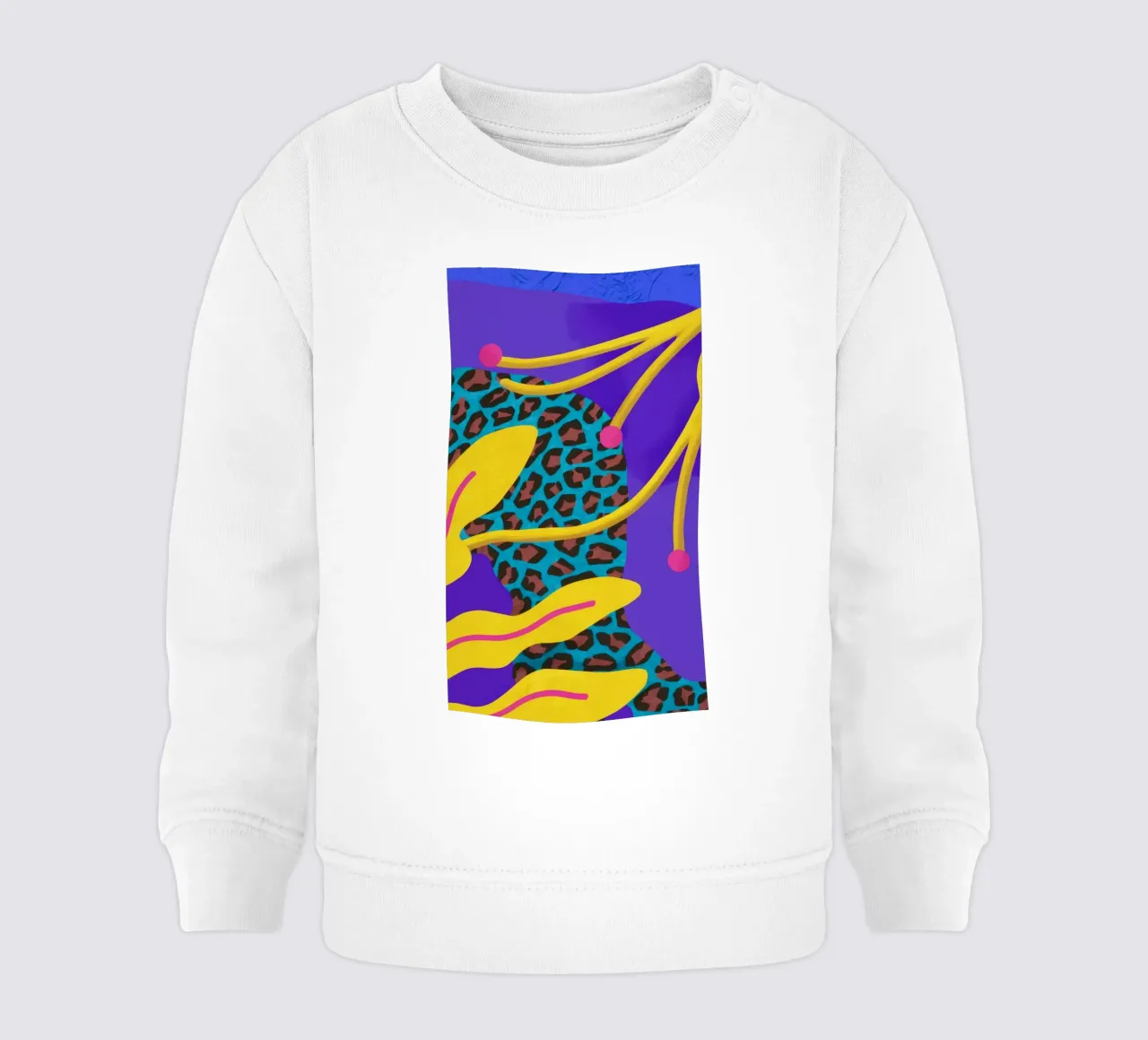 Azure Wild Safari felpa neonato da Zep Layers