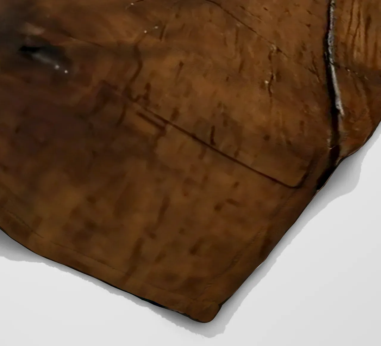 Pavimento in legno con texture ricca e lucentezza in un ambiente accogliente coperta in pile da DesignDoodle