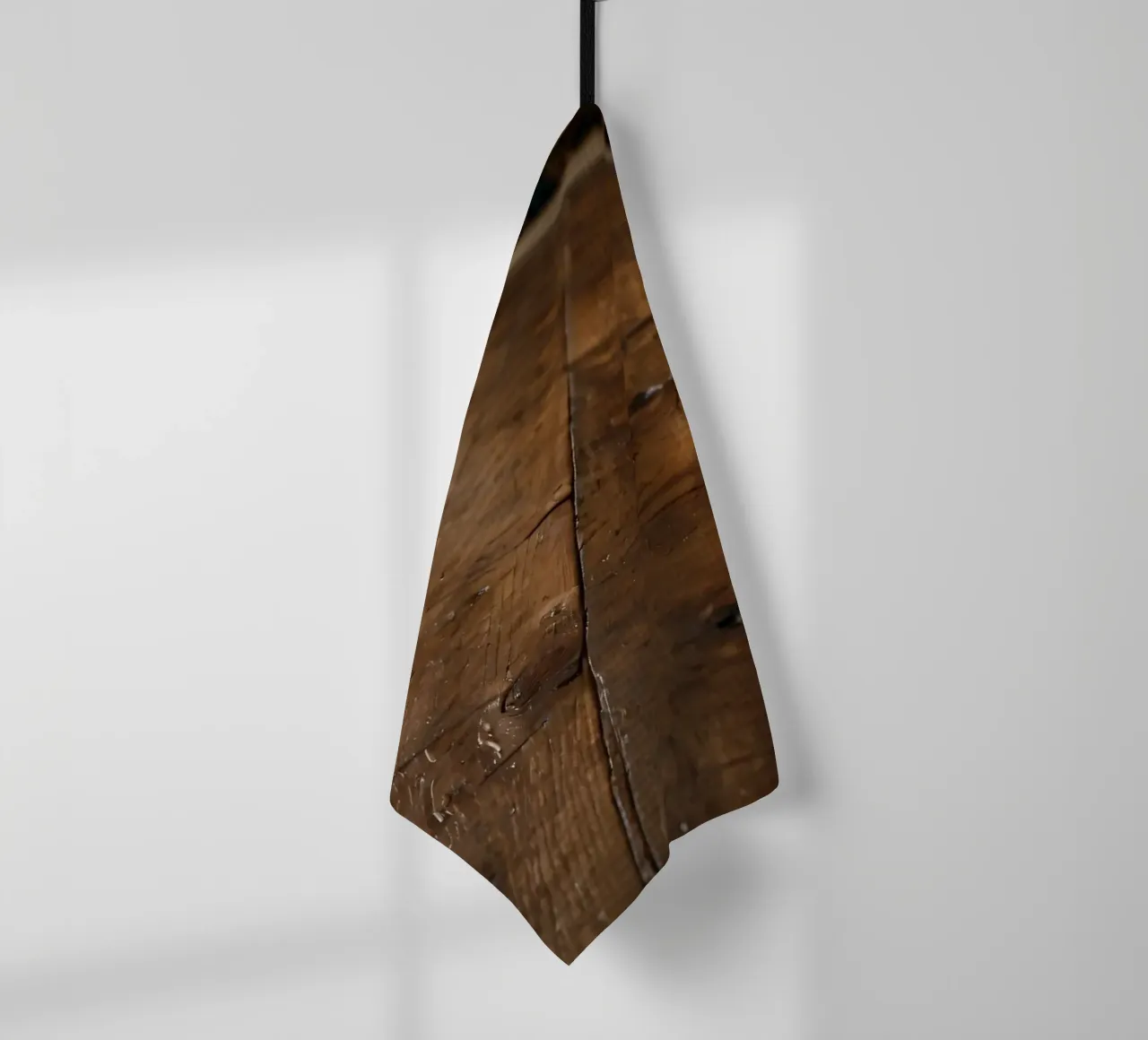 Pavimento in legno con texture ricca e lucentezza in un ambiente accogliente canovaccio da cucina da DesignDoodle