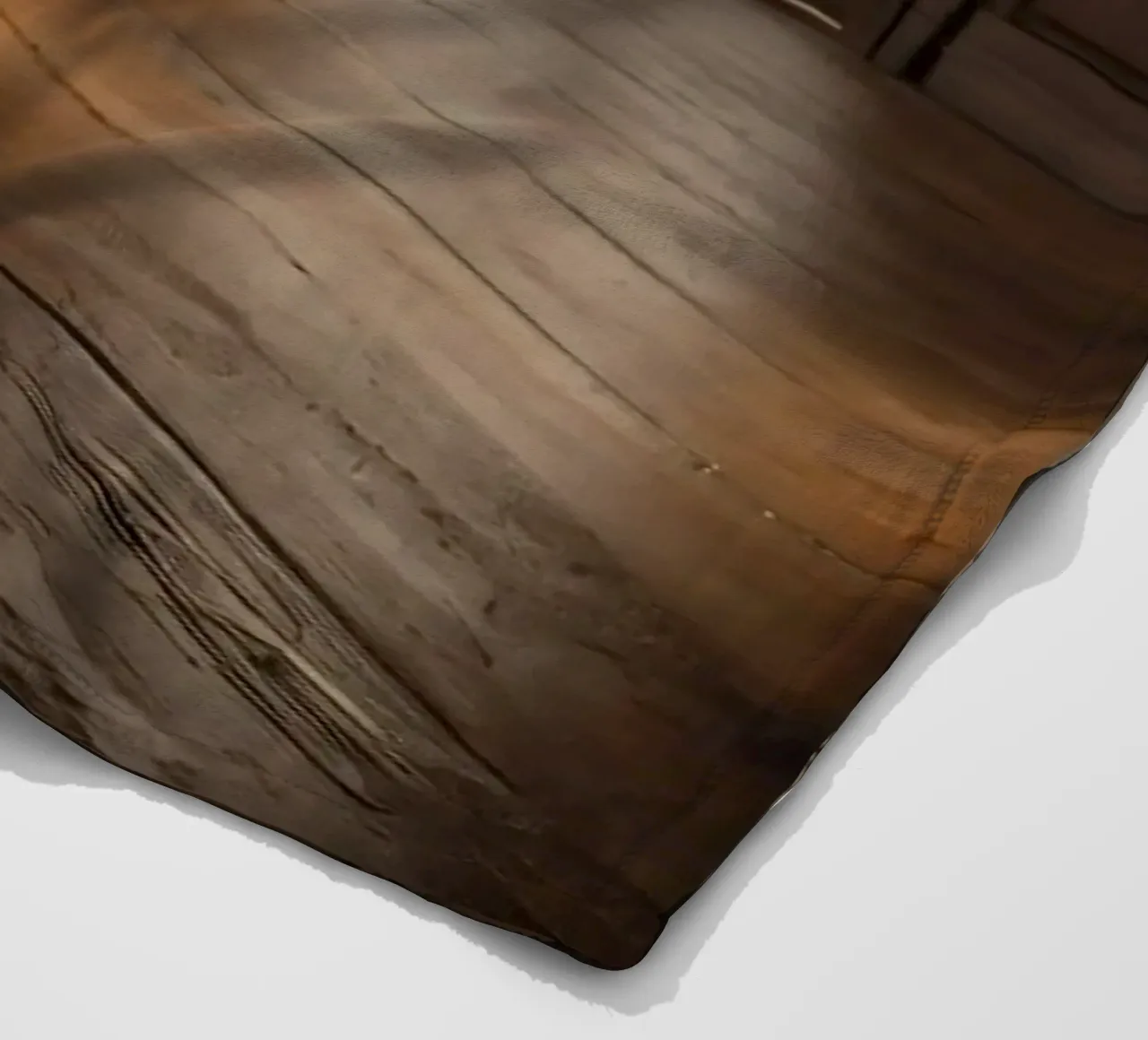 empty room with polished wooden floor and large windows fleece blanket by DesignDoodle