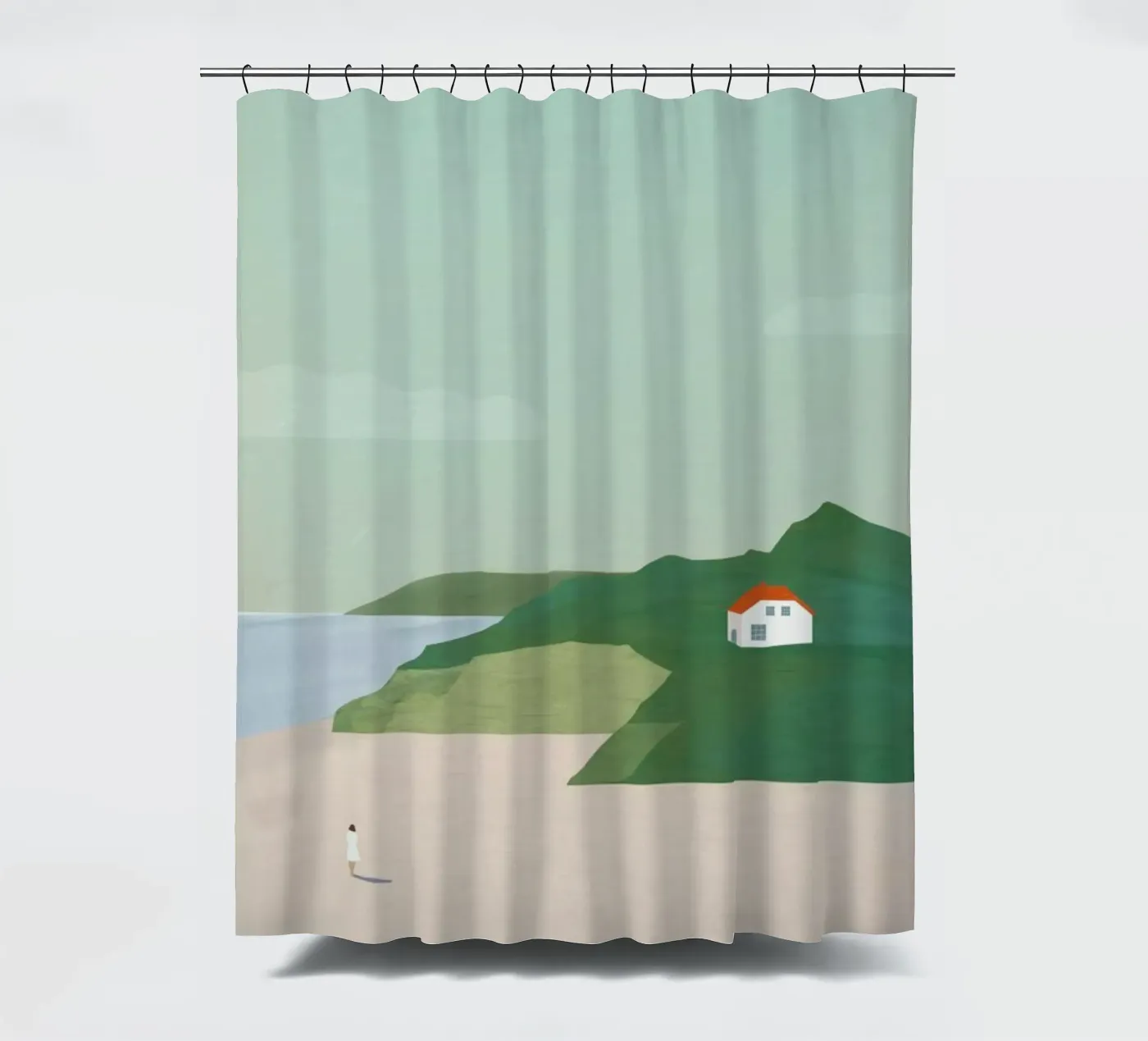 Denmark douchegordijn van Katinka Reinke