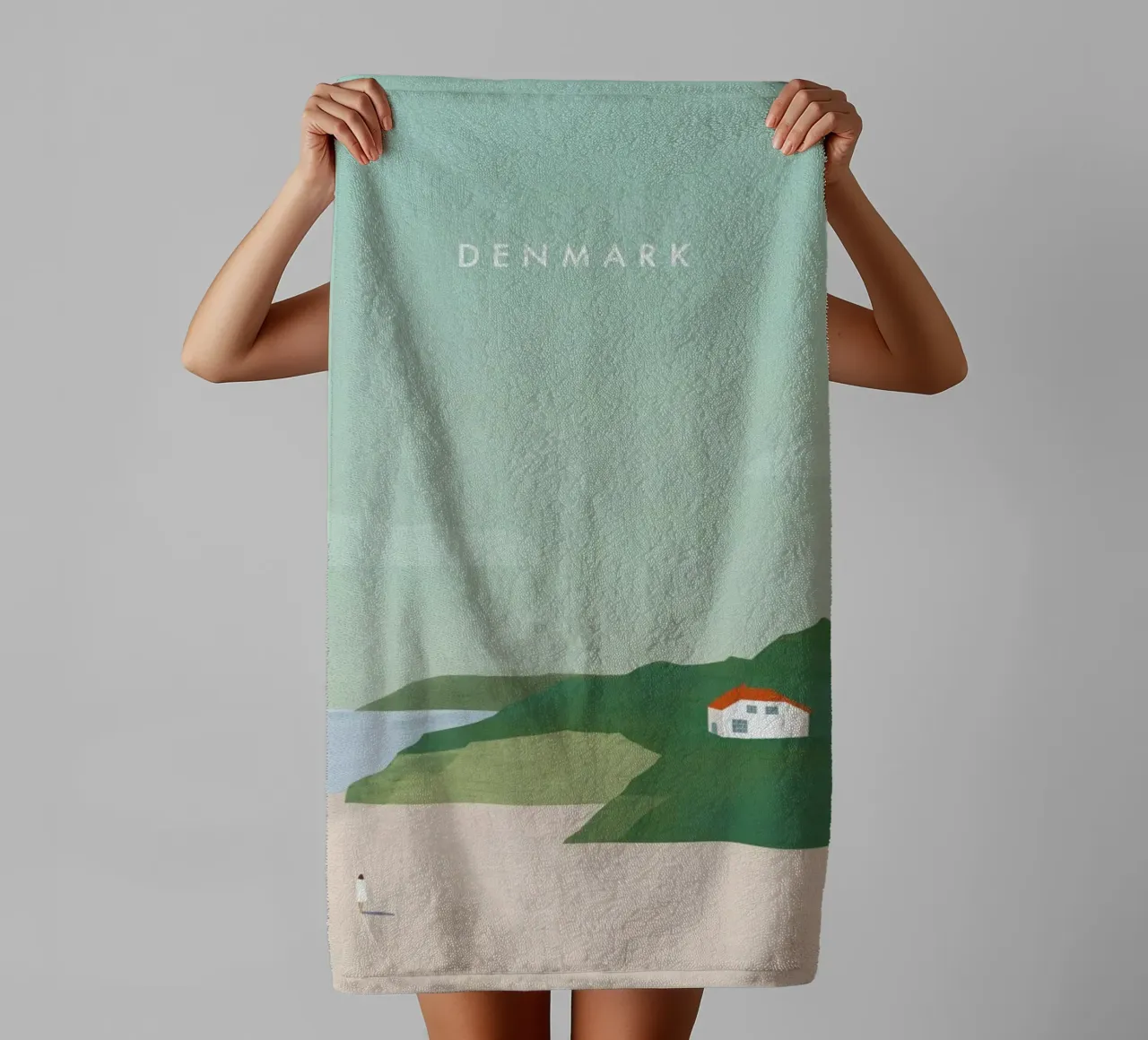 Denmark towel by Katinka Reinke
