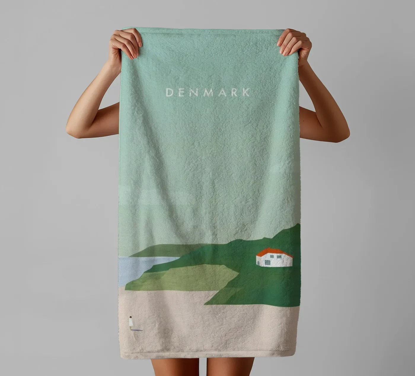 Denmark towel by Katinka Reinke