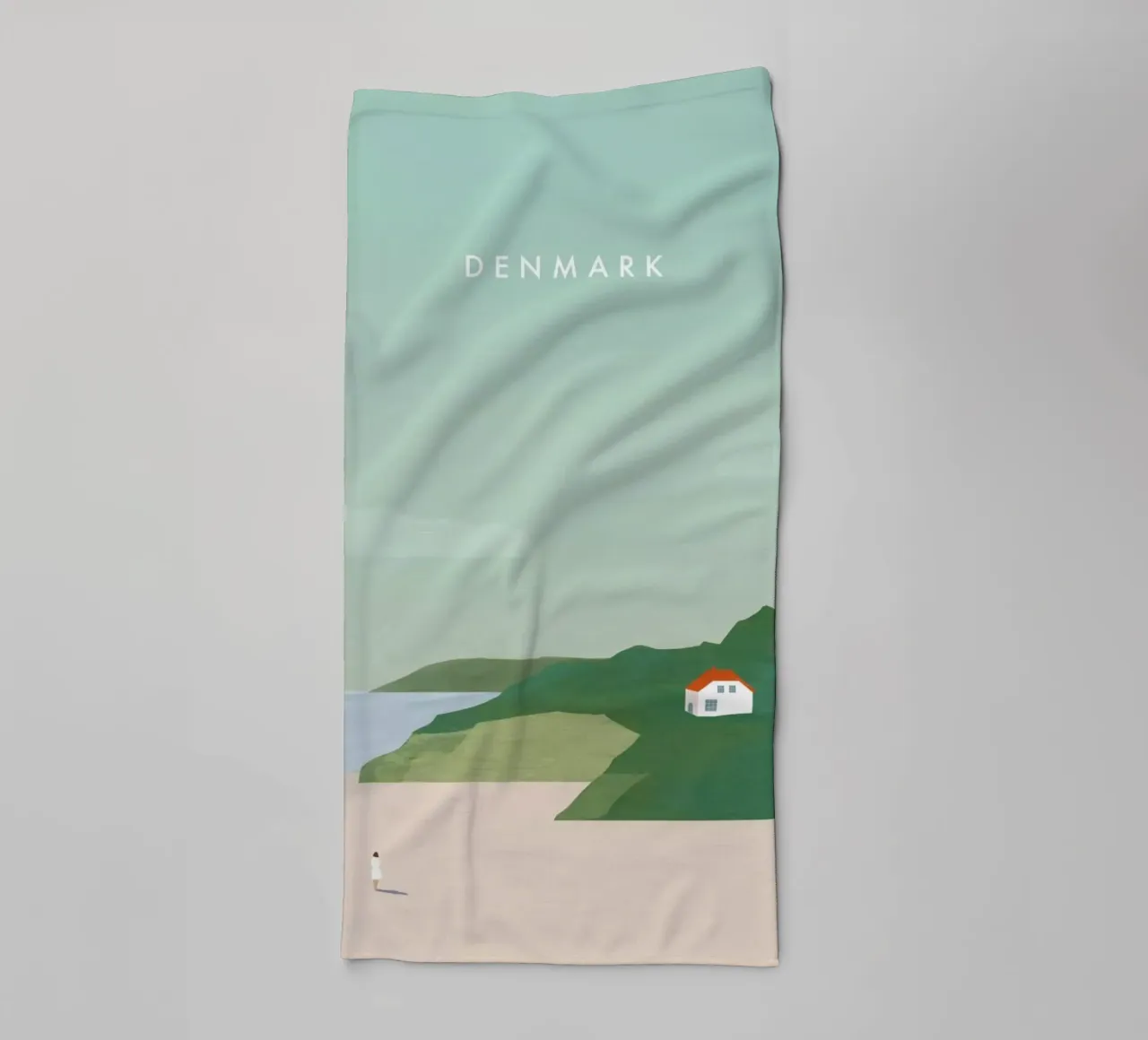 Denmark towel by Katinka Reinke