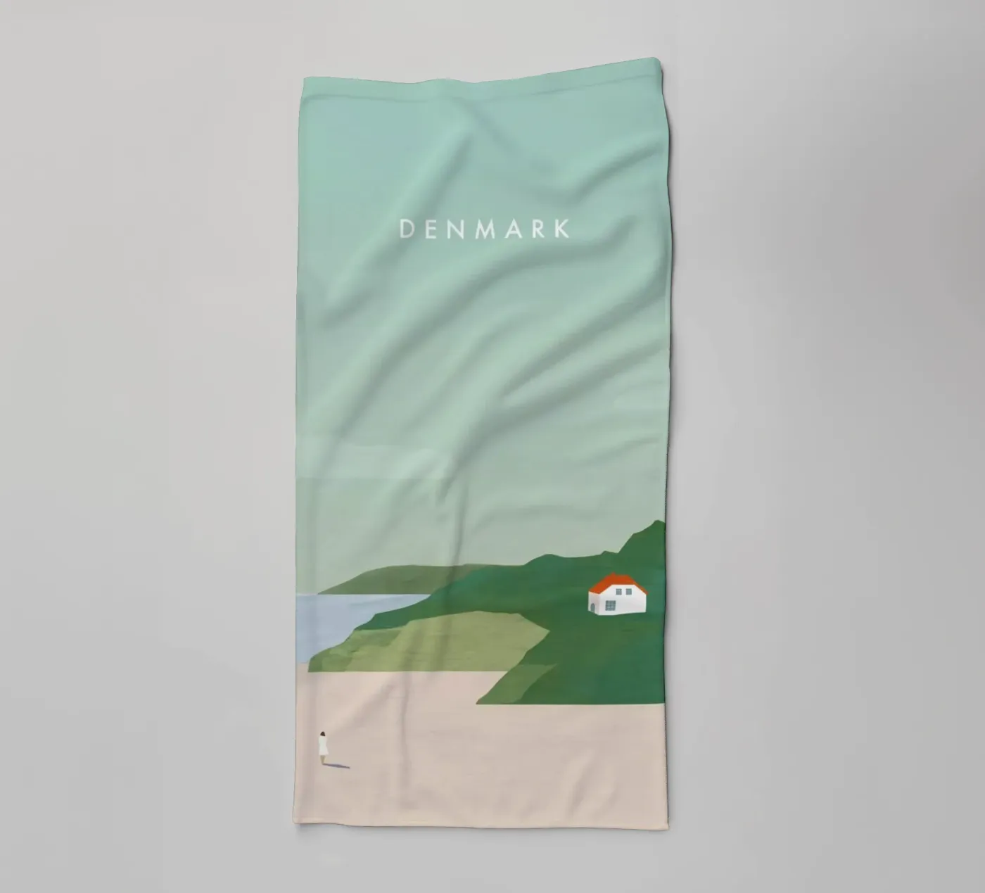 Denmark towel by Katinka Reinke