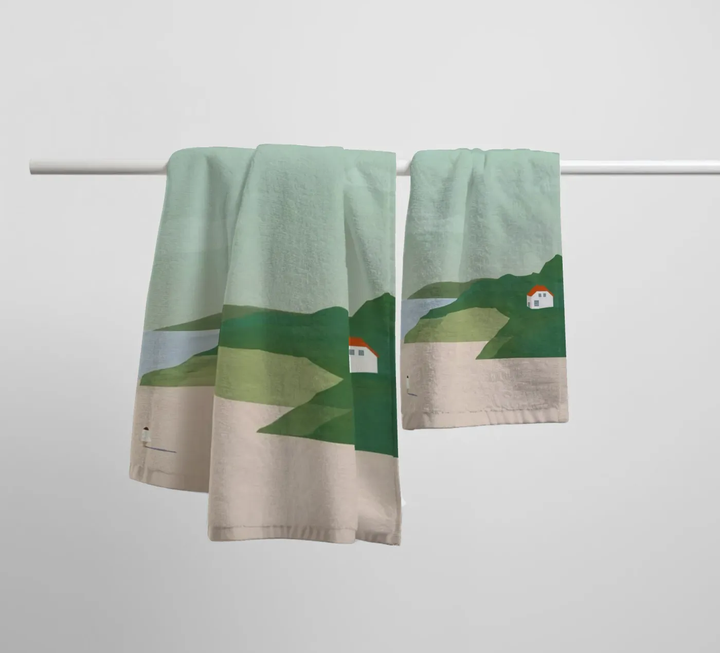 Denmark towel by Katinka Reinke