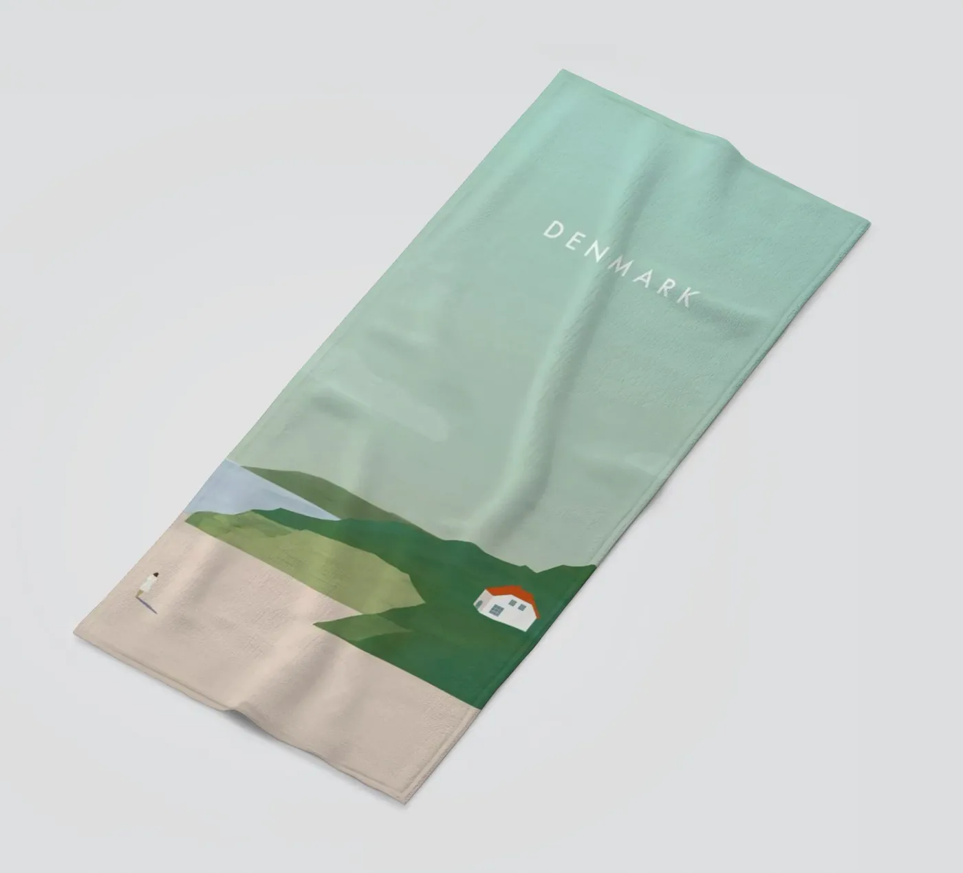 Denmark beach towel by Katinka Reinke