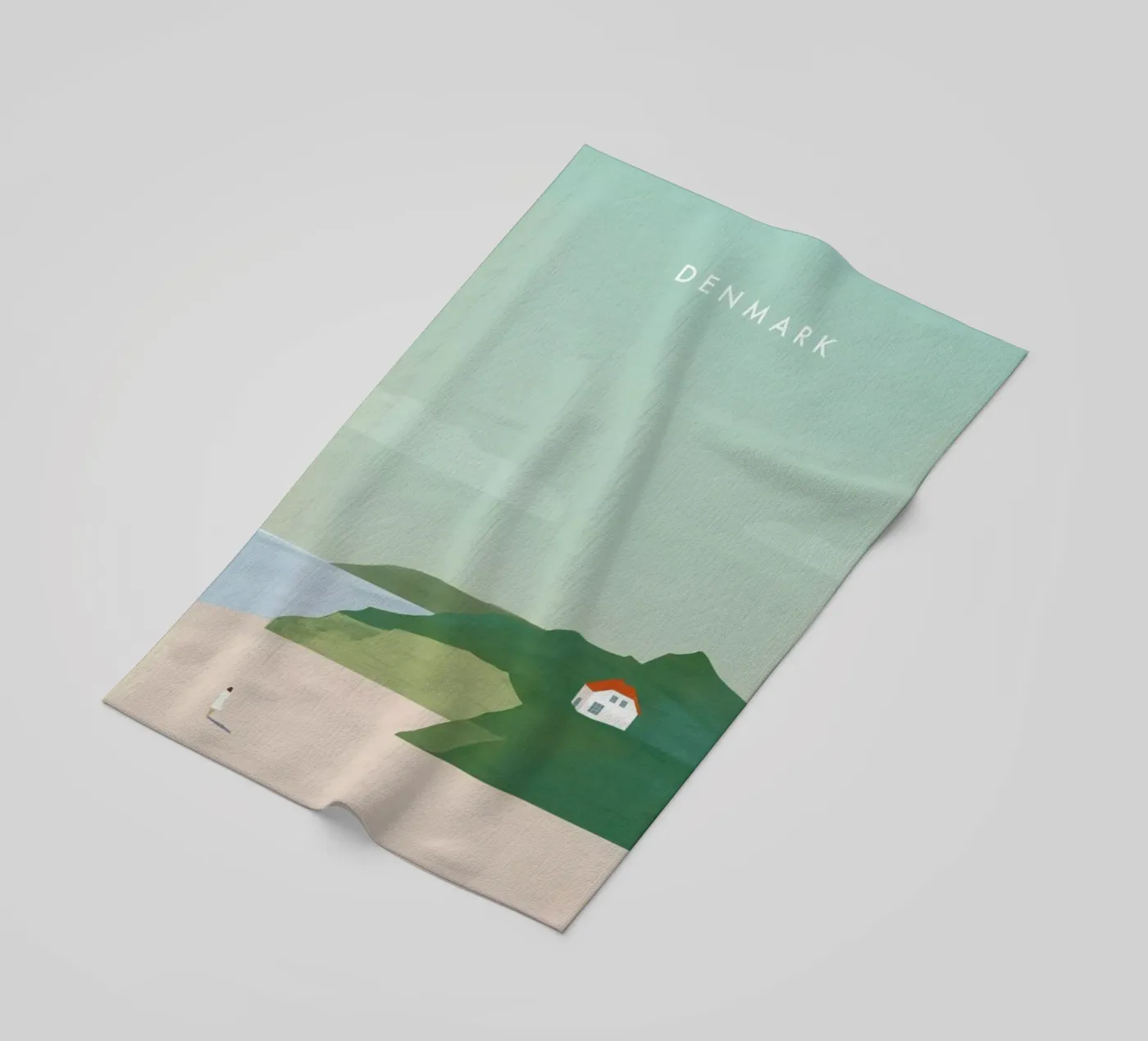 Denmark beach towel by Katinka Reinke
