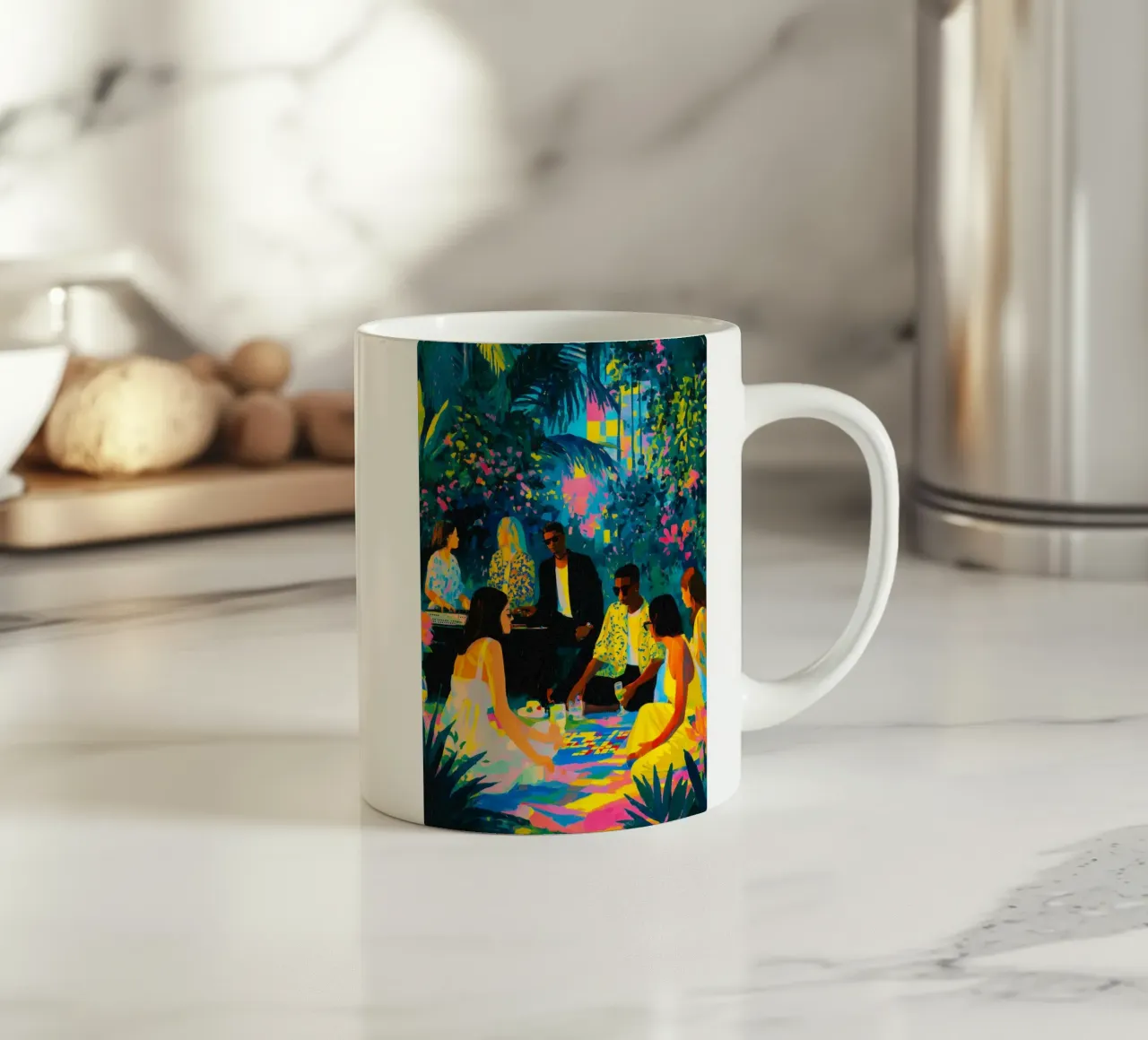 Giochi con gli amici tazza in ceramica da Justyna Jaszke JBJart