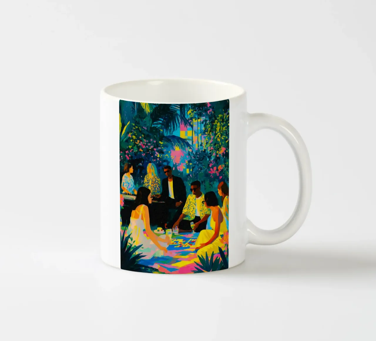 Giochi con gli amici tazza in ceramica da Justyna Jaszke JBJart