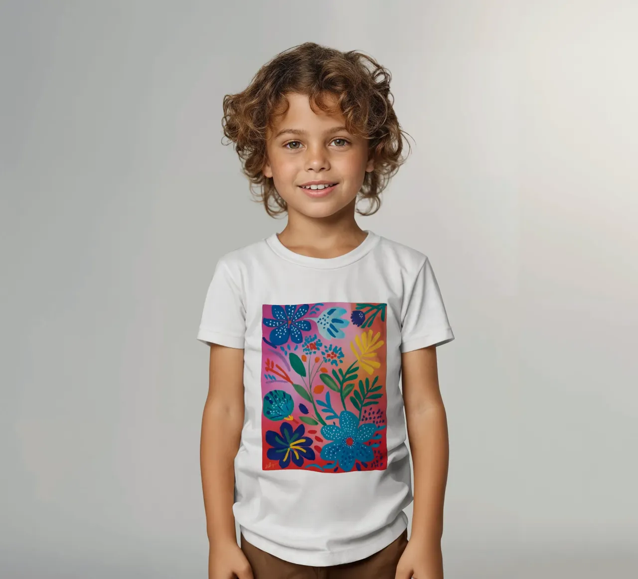 Oceanic Coral Dream kids t-shirt by Zep Layers