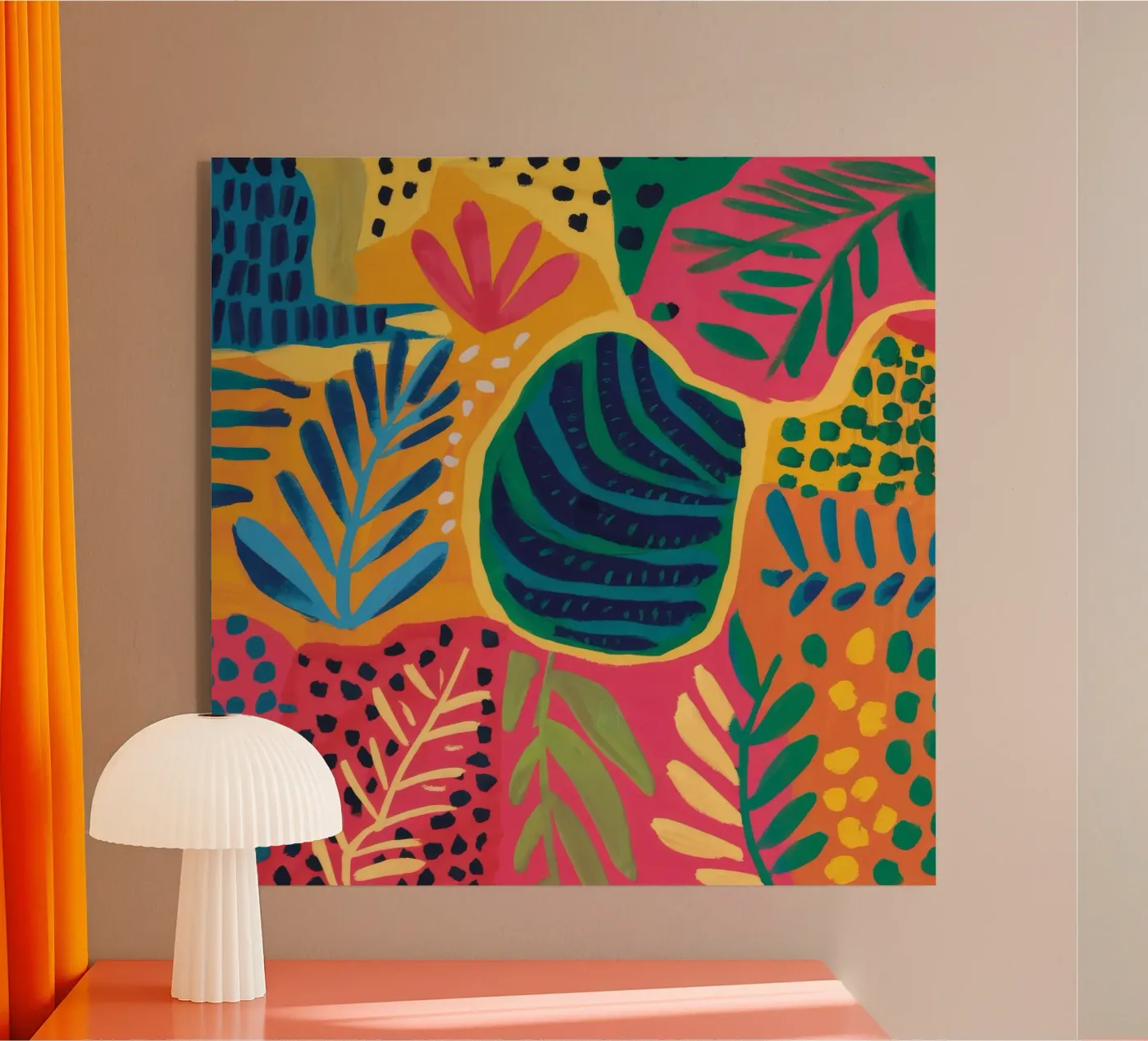 Tela Ritmo tropicale plexiglass da Zep Layers