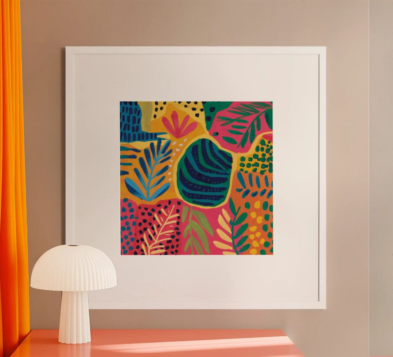 Tropical Rhythm Canvas poster by Zep Layers
