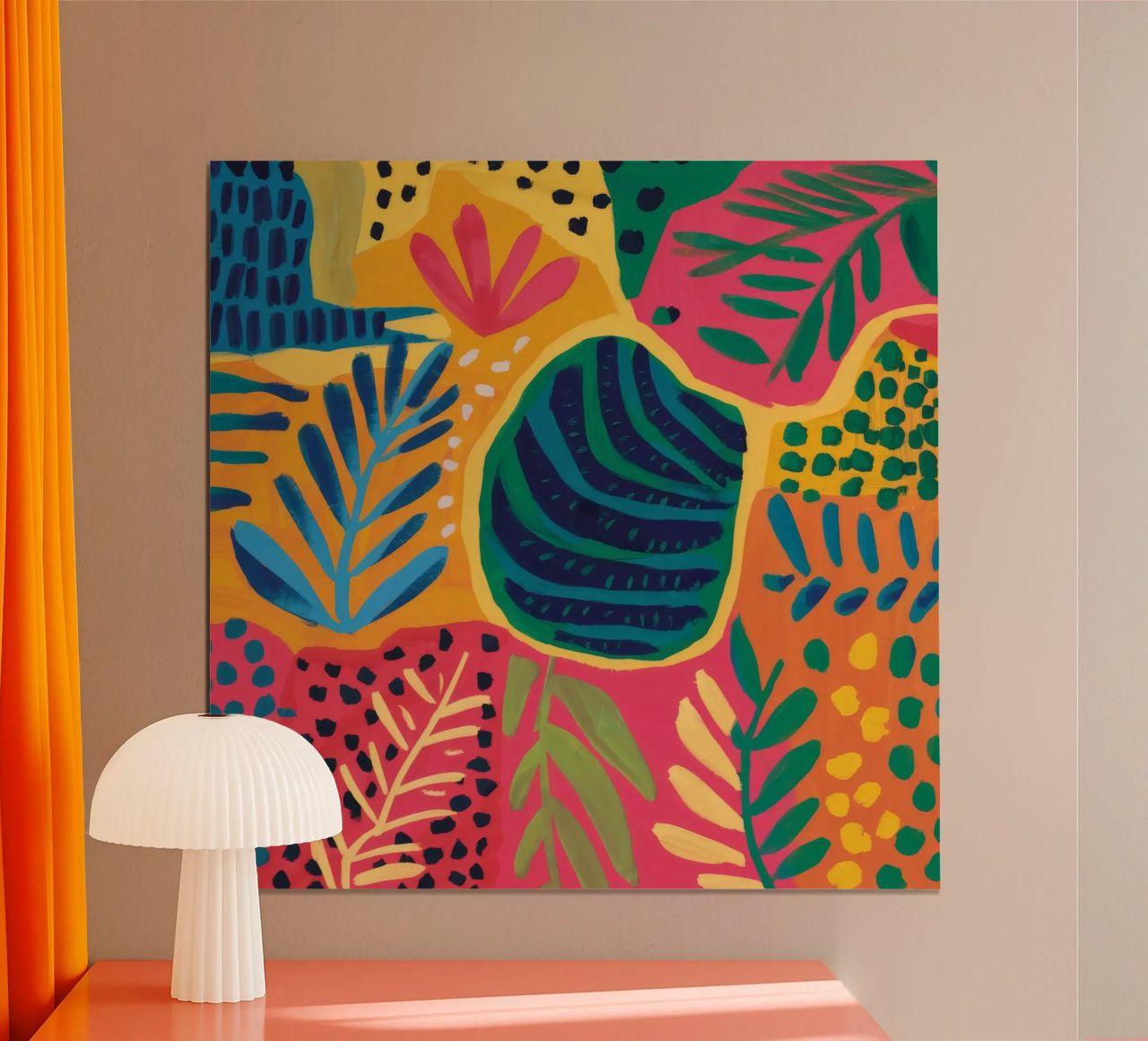 Tropical Rhythm Canvas poster by Zep Layers
