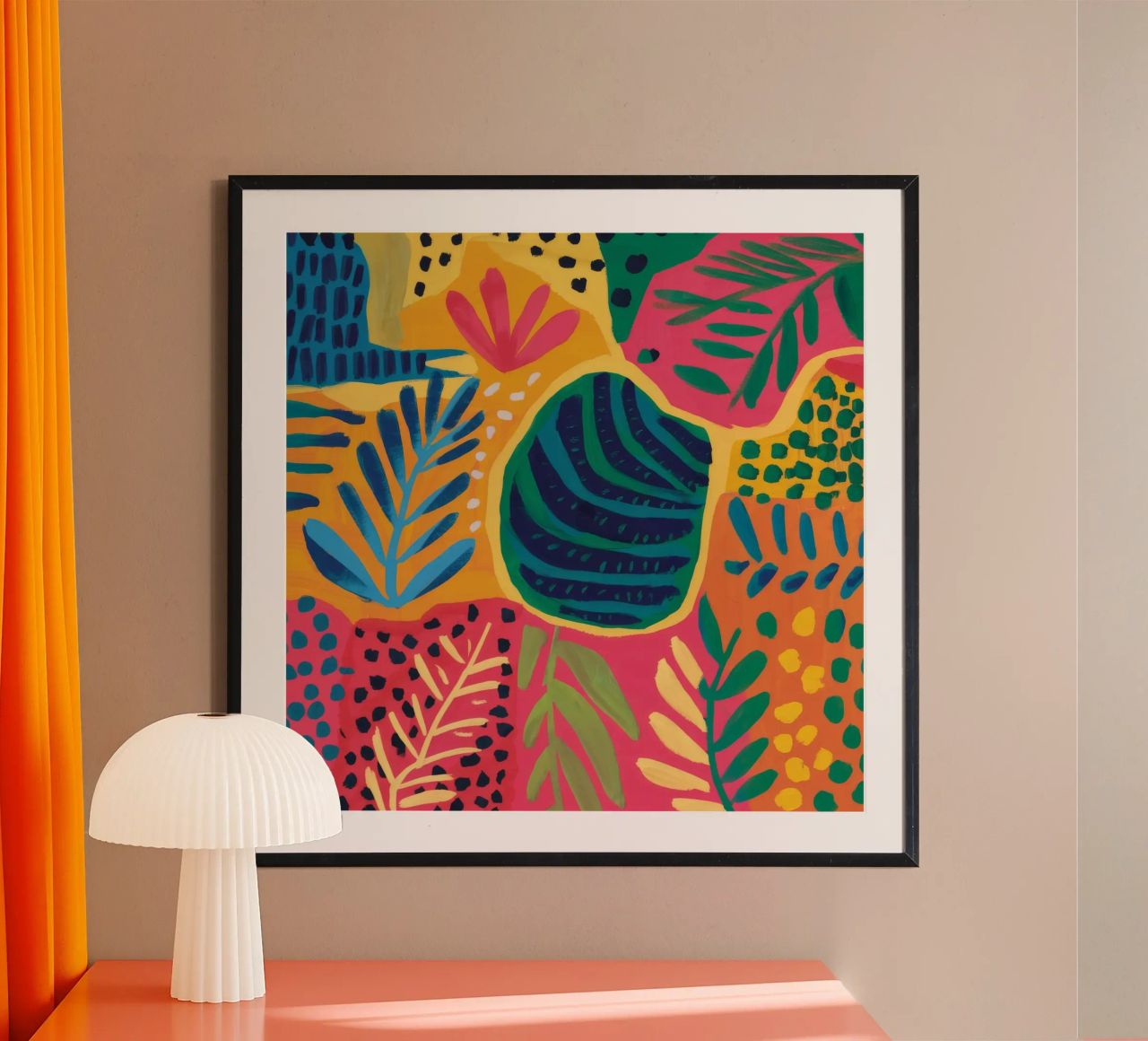 Tropical Rhythm Canvas poster by Zep Layers