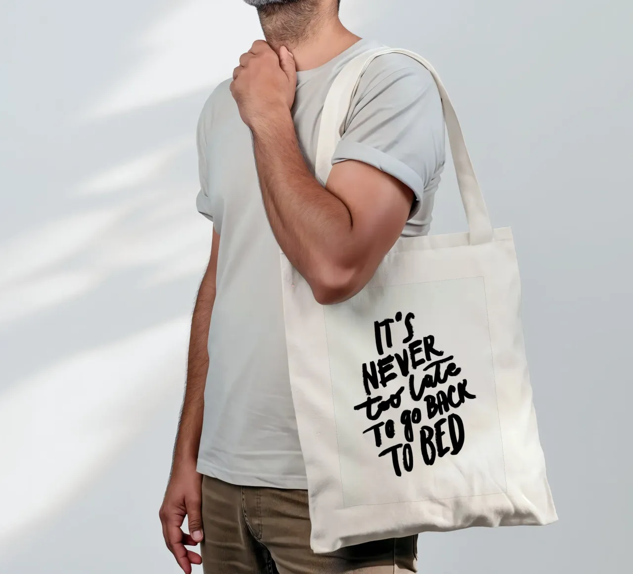 Go Back to Bed tote bag by Studio One