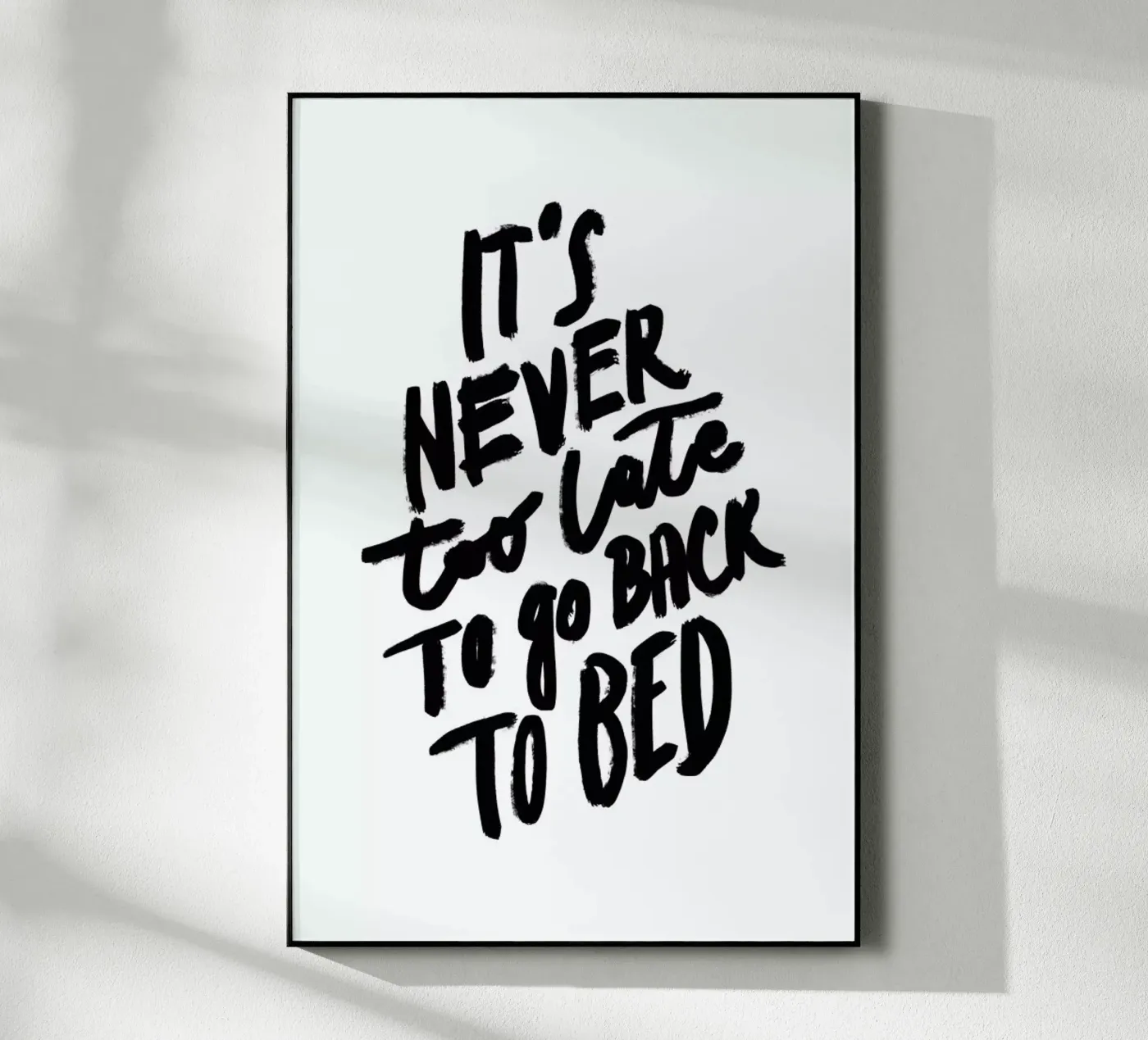 Go Back to Bed plexiglass da Studio One