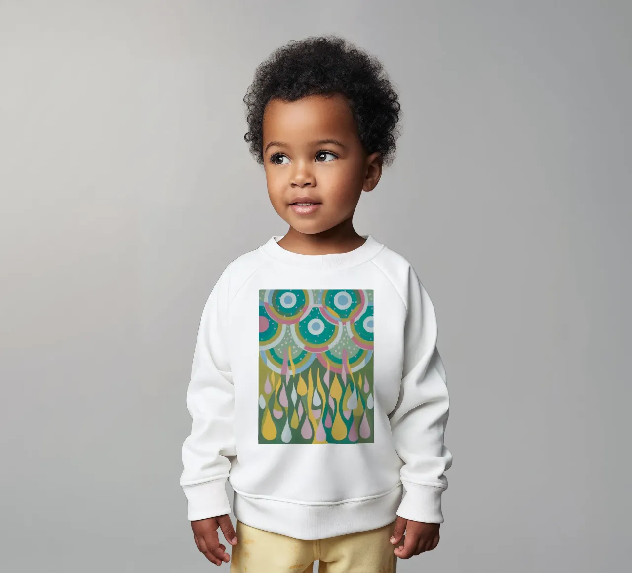 Aqua Cascade Shimmer felpa neonato da Zep Layers