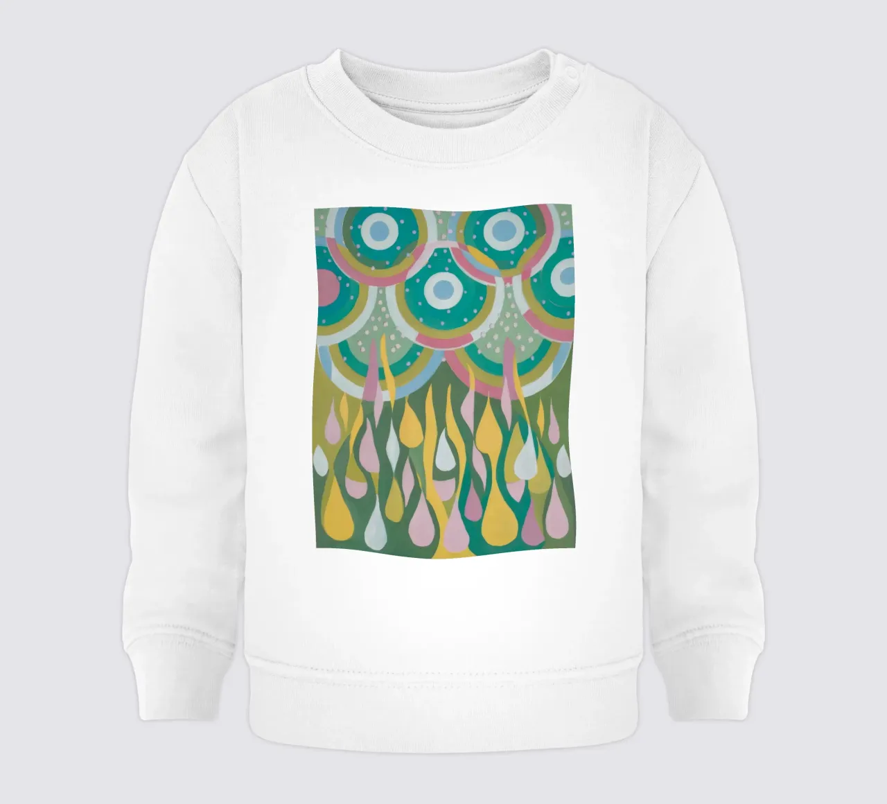 Aqua Cascade Shimmer felpa neonato da Zep Layers