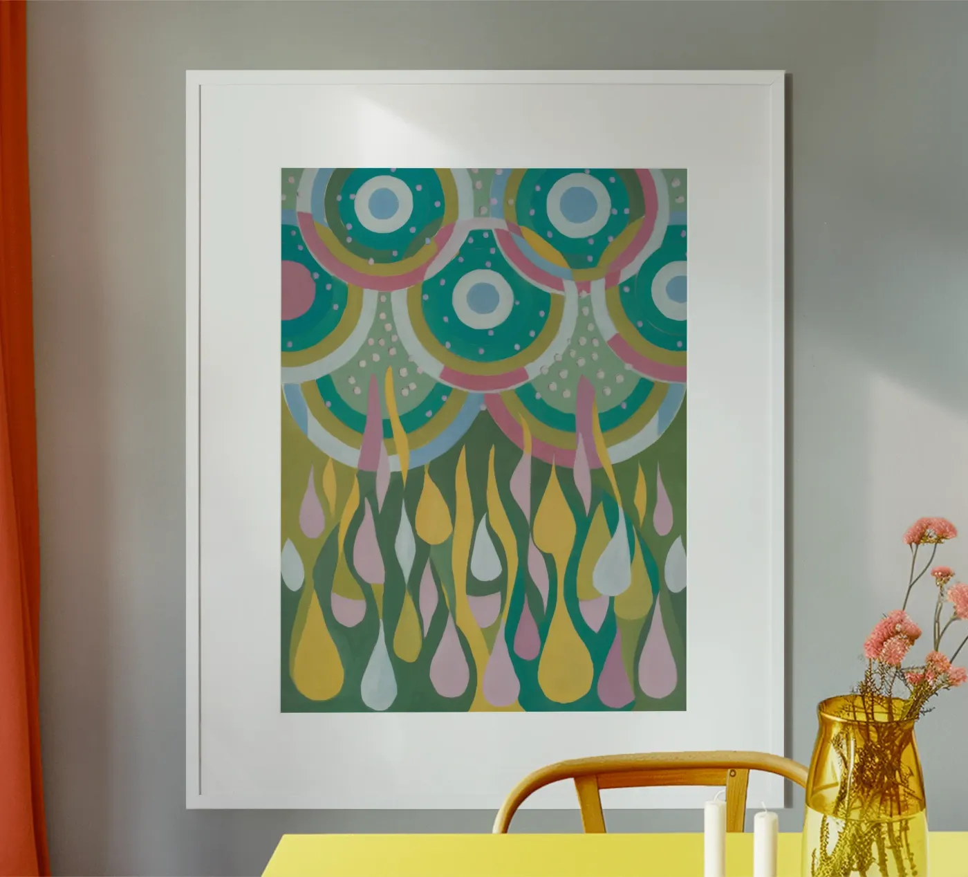 Aqua Cascade Shimmer poster da Zep Layers