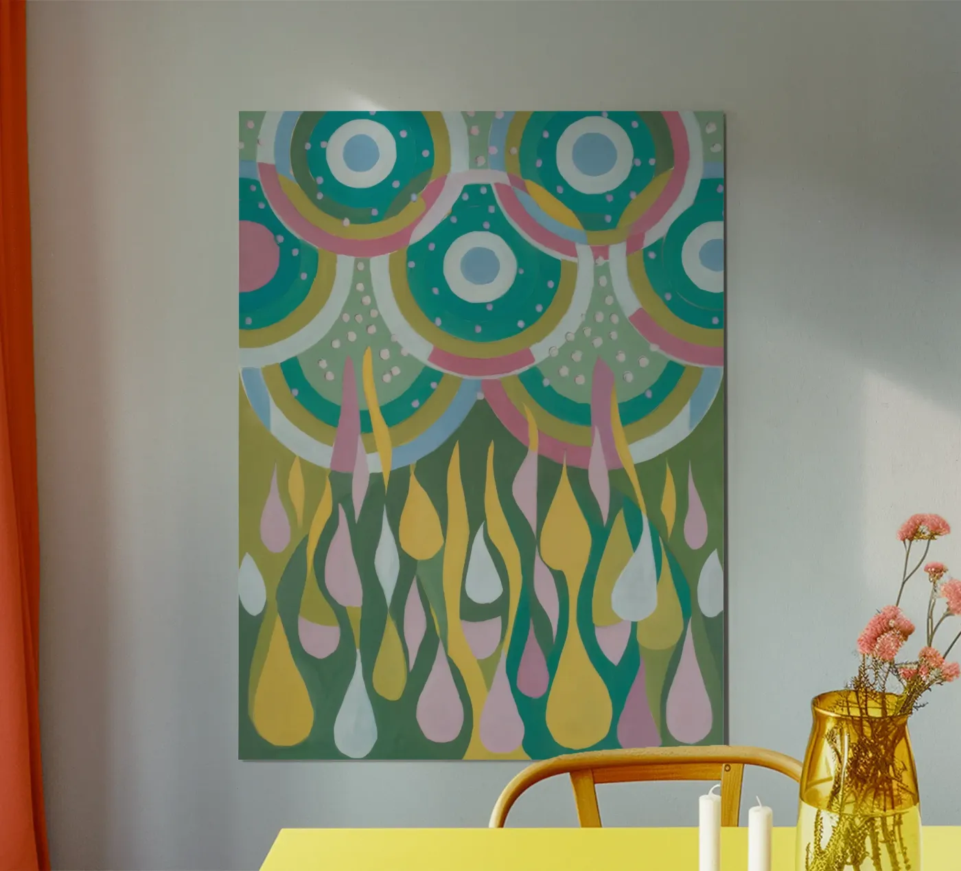 Aqua Cascade Shimmer poster da Zep Layers