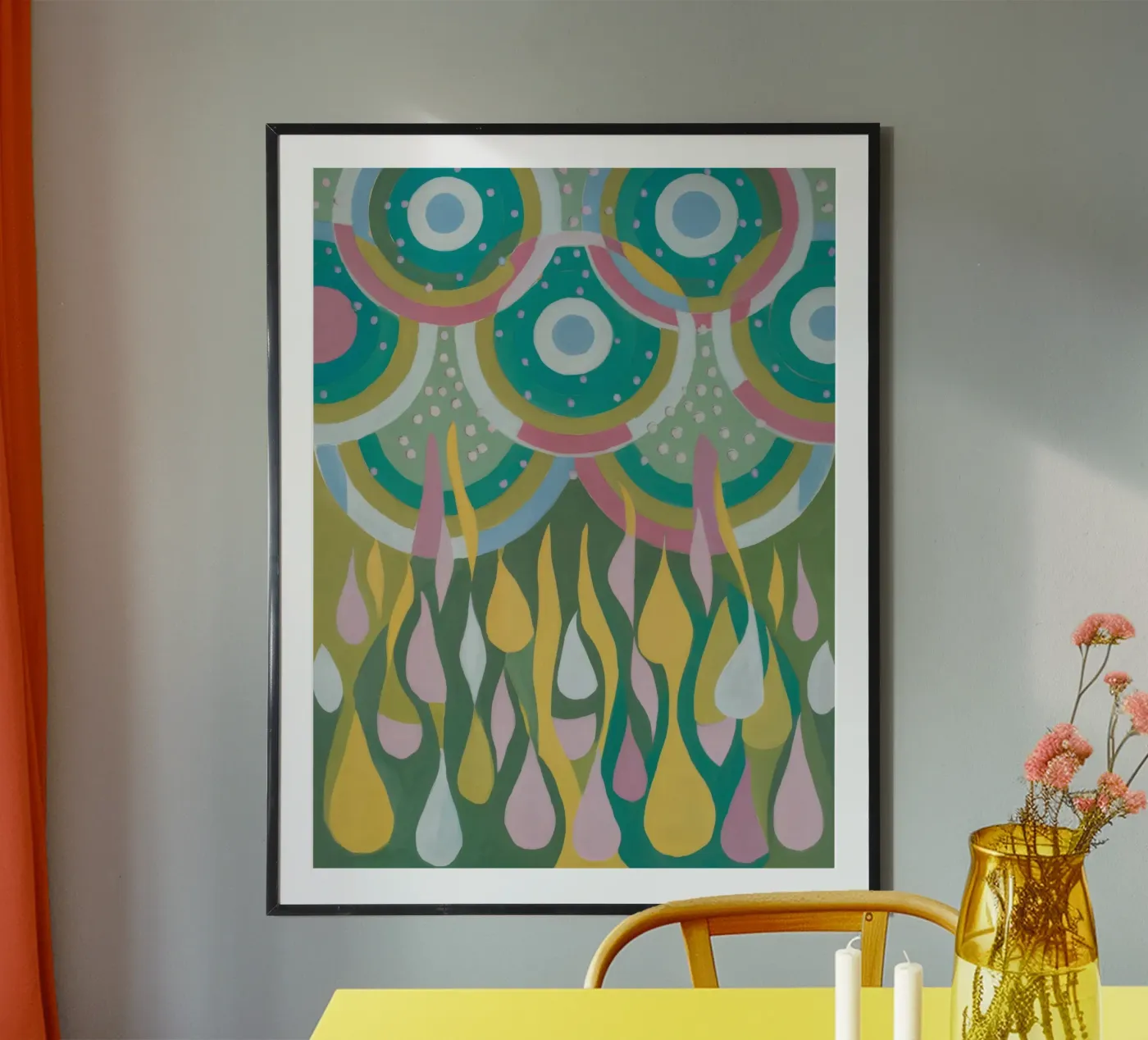 Aqua Cascade Shimmer poster da Zep Layers