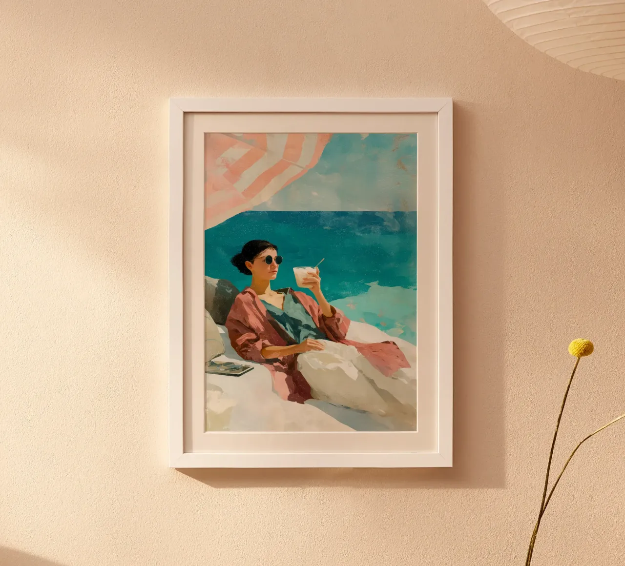 Chillout met ijs poster van Justyna Jaszke JBJart
