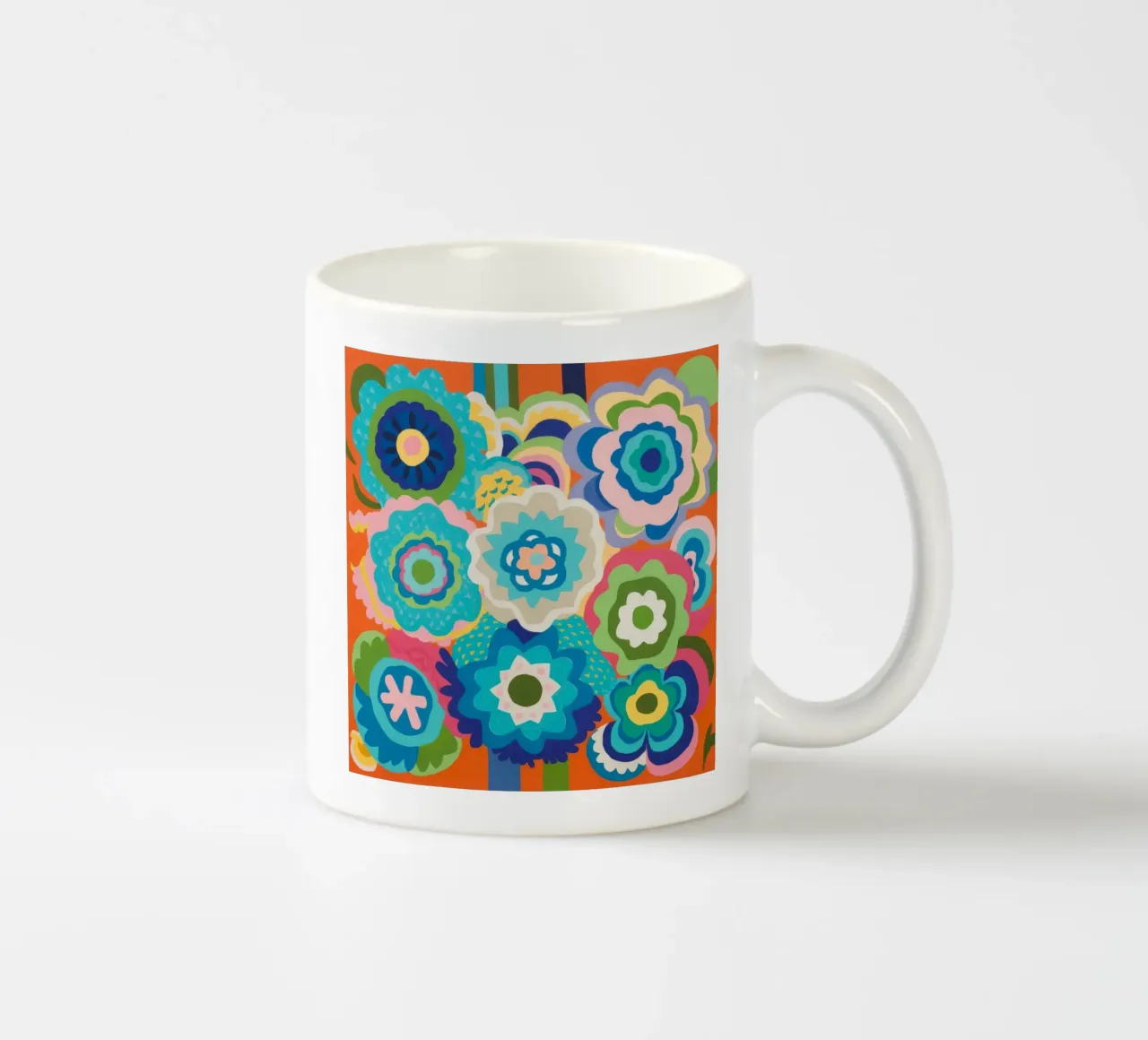 Estasi di fiori cerulei tazza in ceramica da Zep Layers