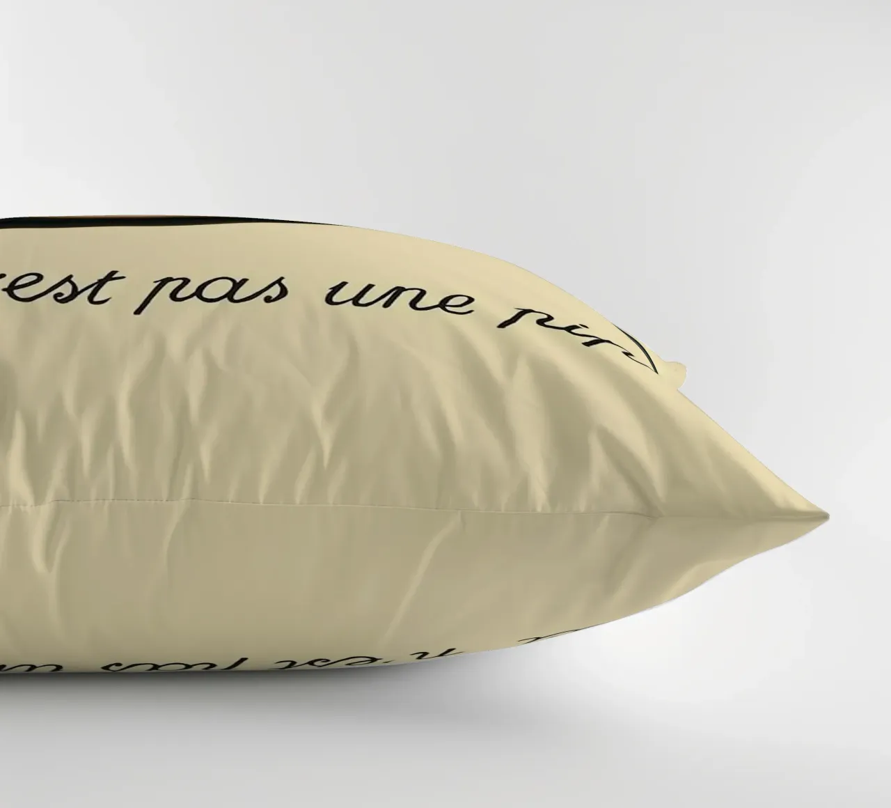 Ceci n'est pas une pipe" - René Magritte cuscino da Classic Art Prints