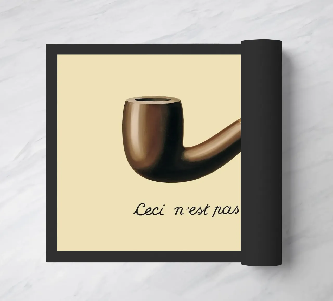 Ceci n'est pas une pipe" - René Magritte zerbino da Classic Art Prints