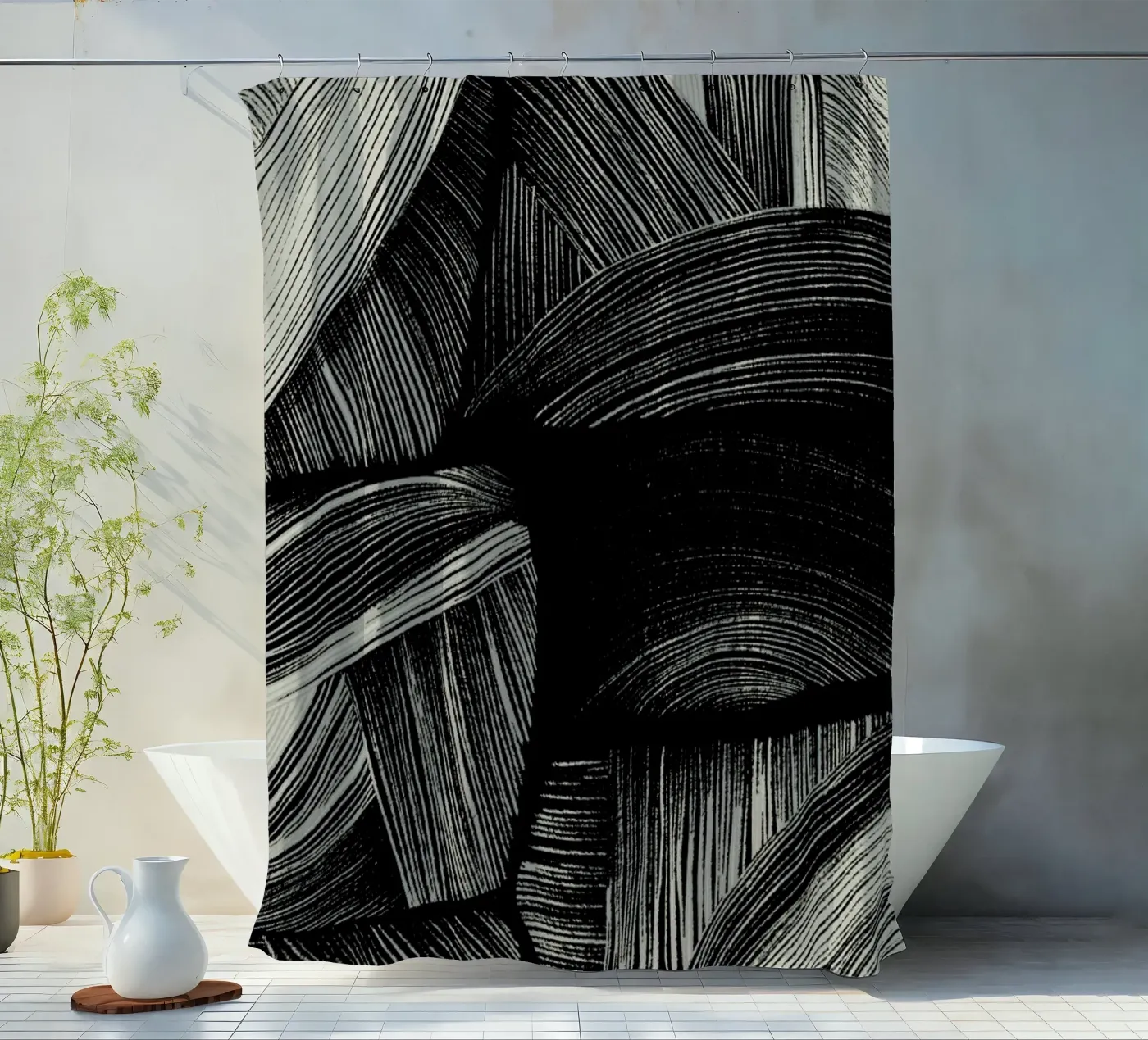 Straw Duschvorhang von treechild