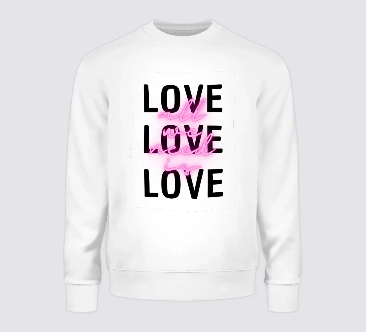 All we need is LOVE felpa da DigiWunderwerk