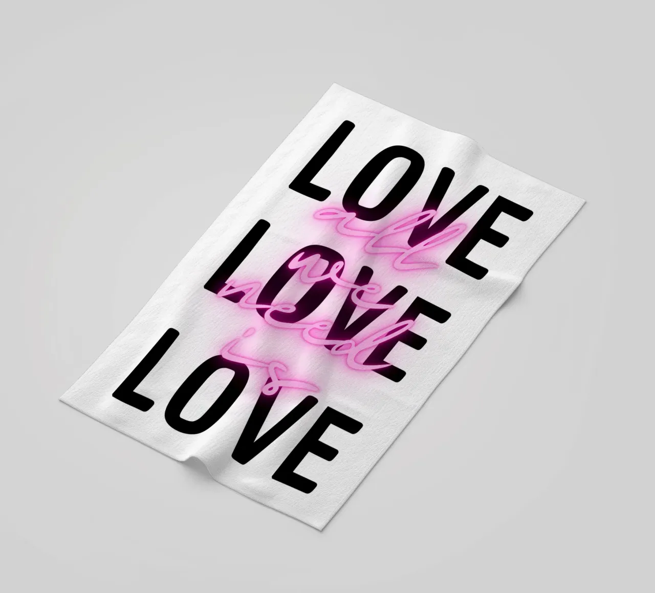 All we need is LOVE telo mare da DigiWunderwerk