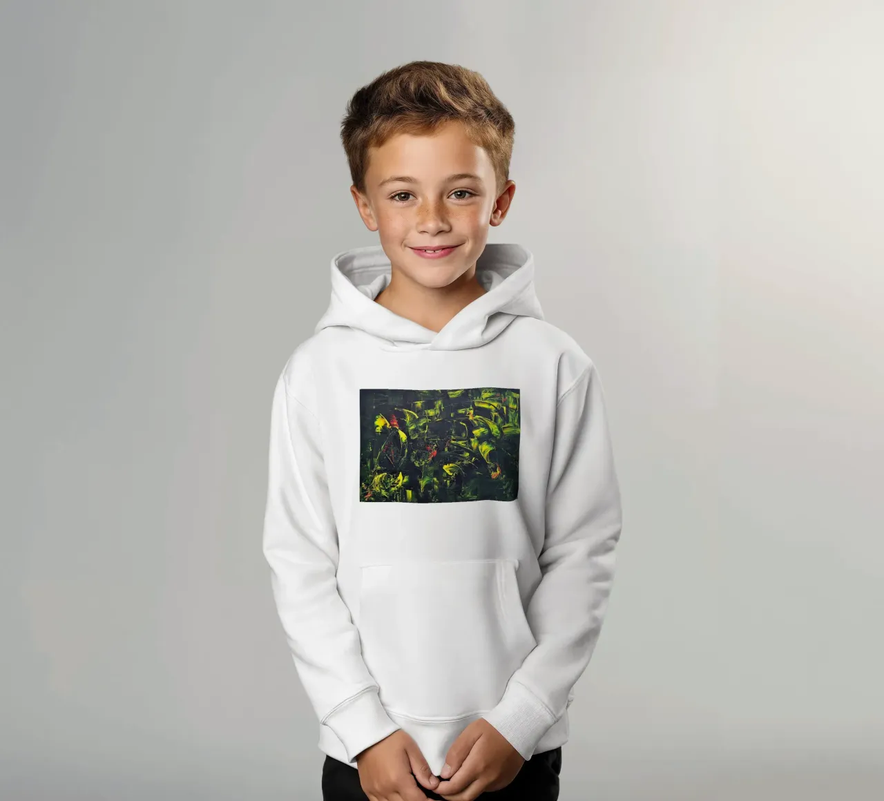 FONTAINE DE JOUVENCE kids hoodie by Thierry Vobmann Abstract painting