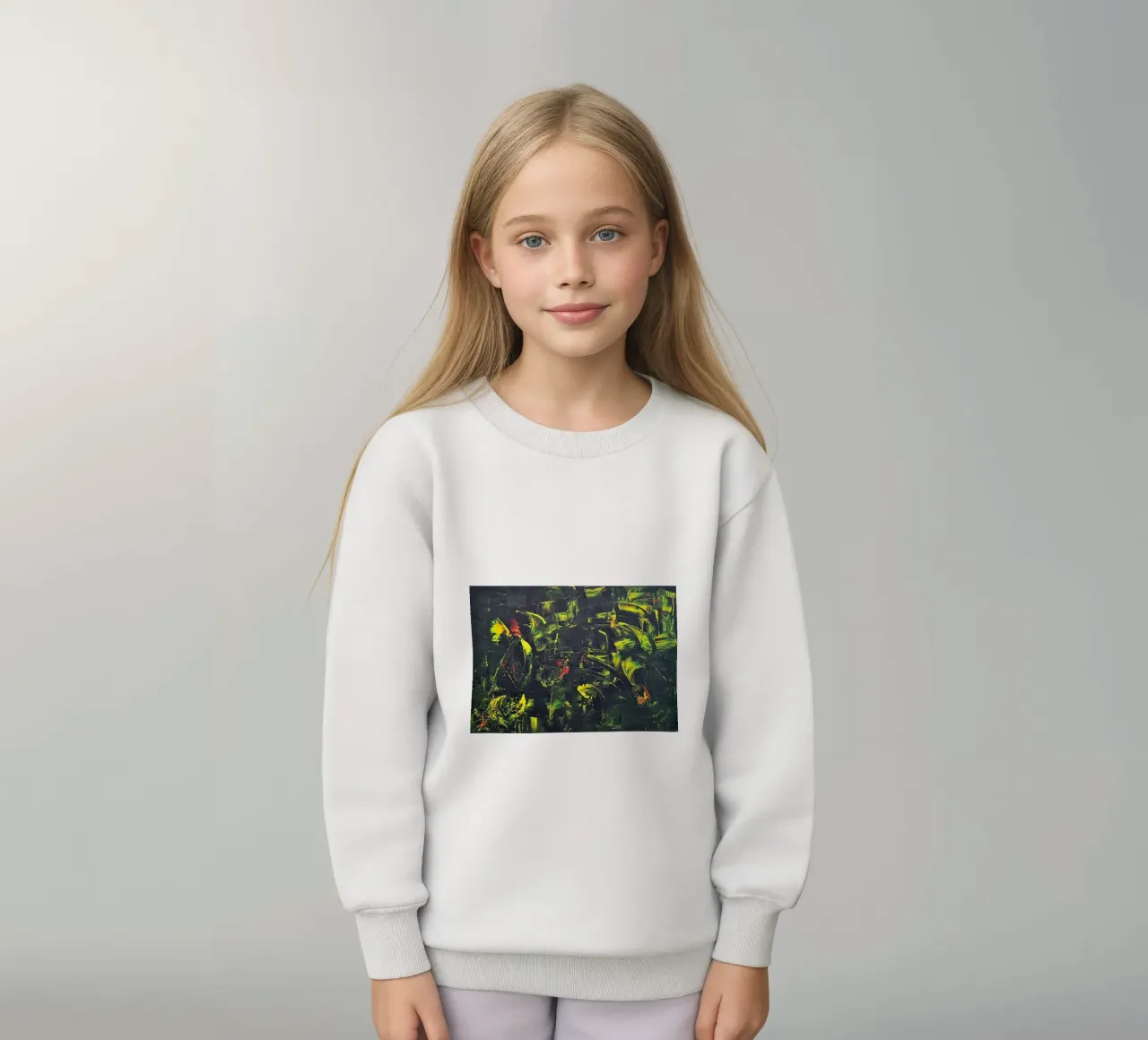 FONTAINE DE JOUVENCE kinder sweatshirt van Thierry Vobmann Abstract painting