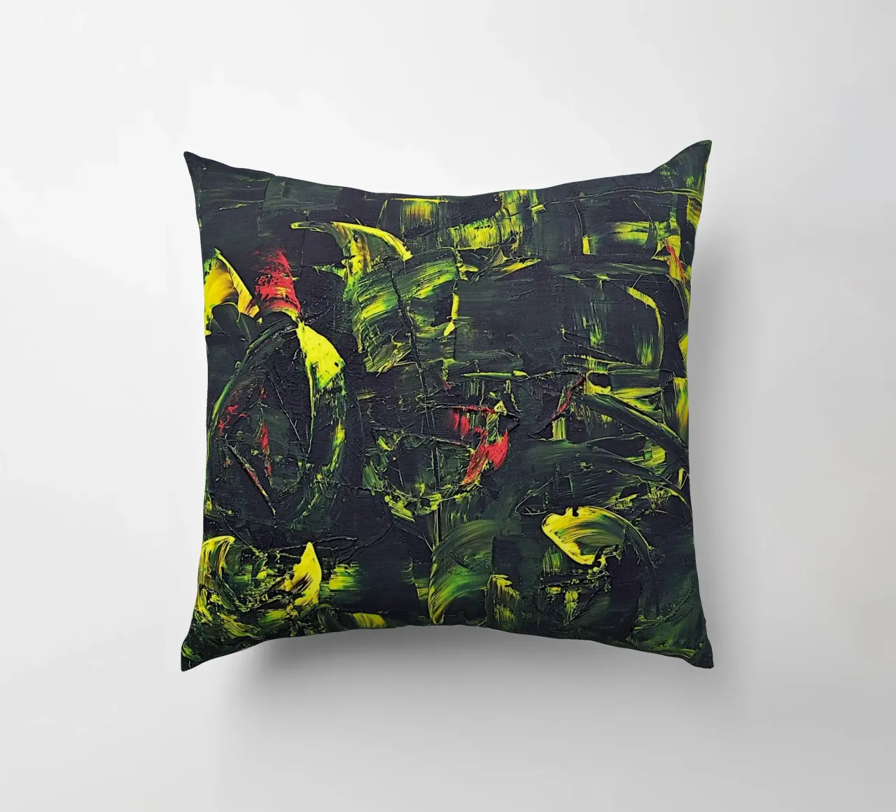 FONTAINE DE JOUVENCE decorative cushion by Thierry Vobmann Abstract painting