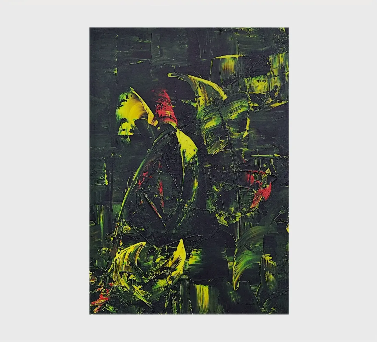 FONTAINE DE JOUVENCE notebook by Thierry Vobmann Abstract painting