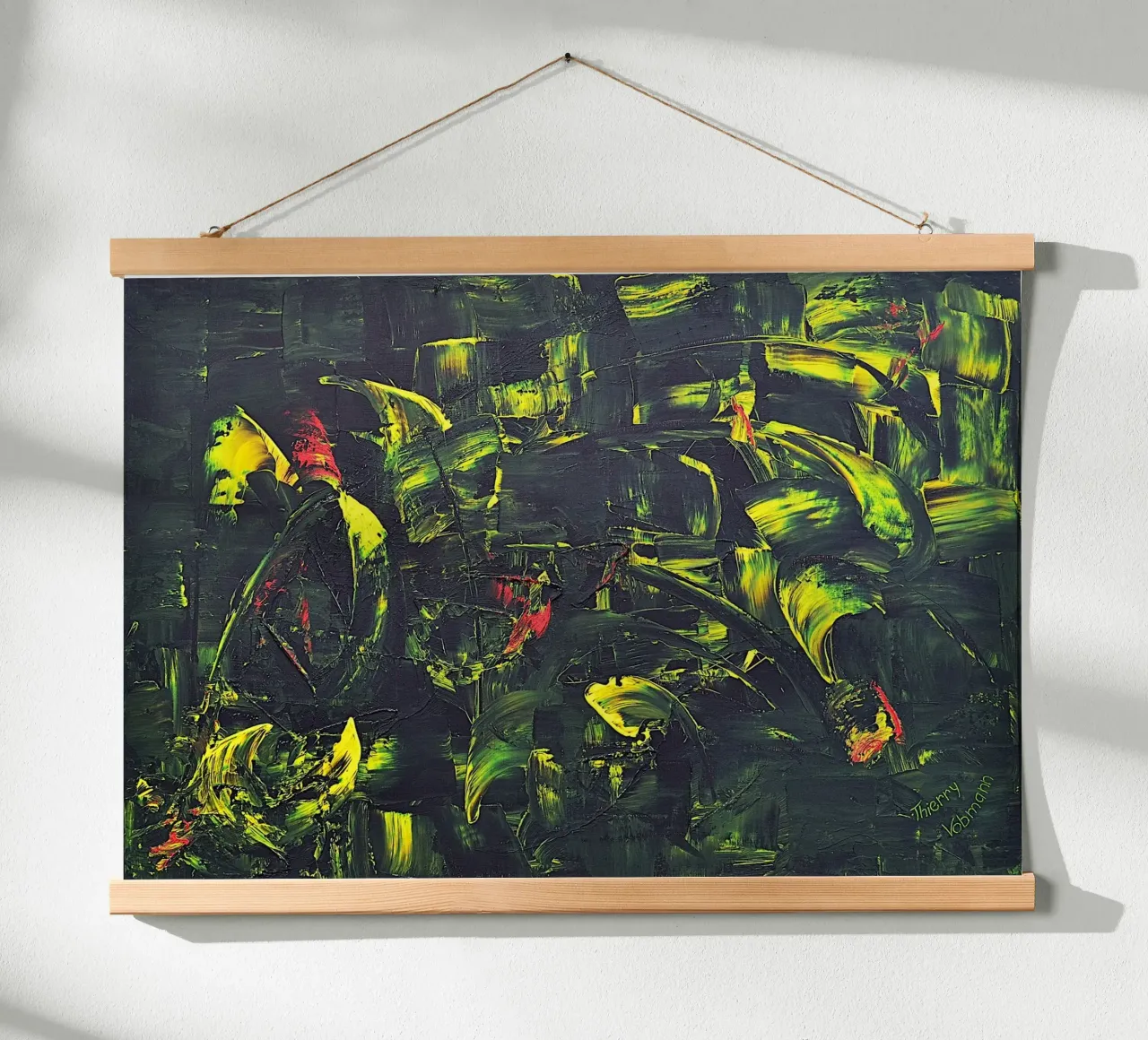 FONTAINE DE JOUVENCE hahnemühle by Thierry Vobmann Abstract painting
