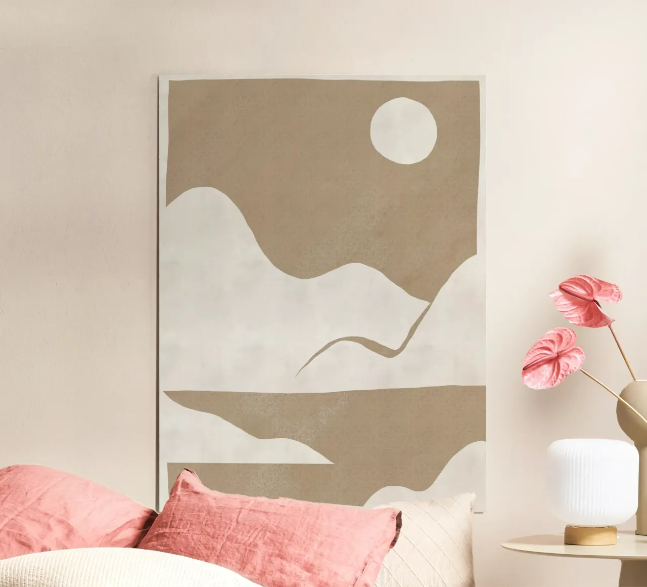 Découpage minimal du paysage 03 poster de Little Dean