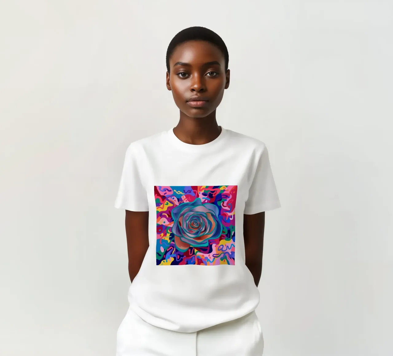 Enigma della rosa cremisi t-shirt da Zep Layers