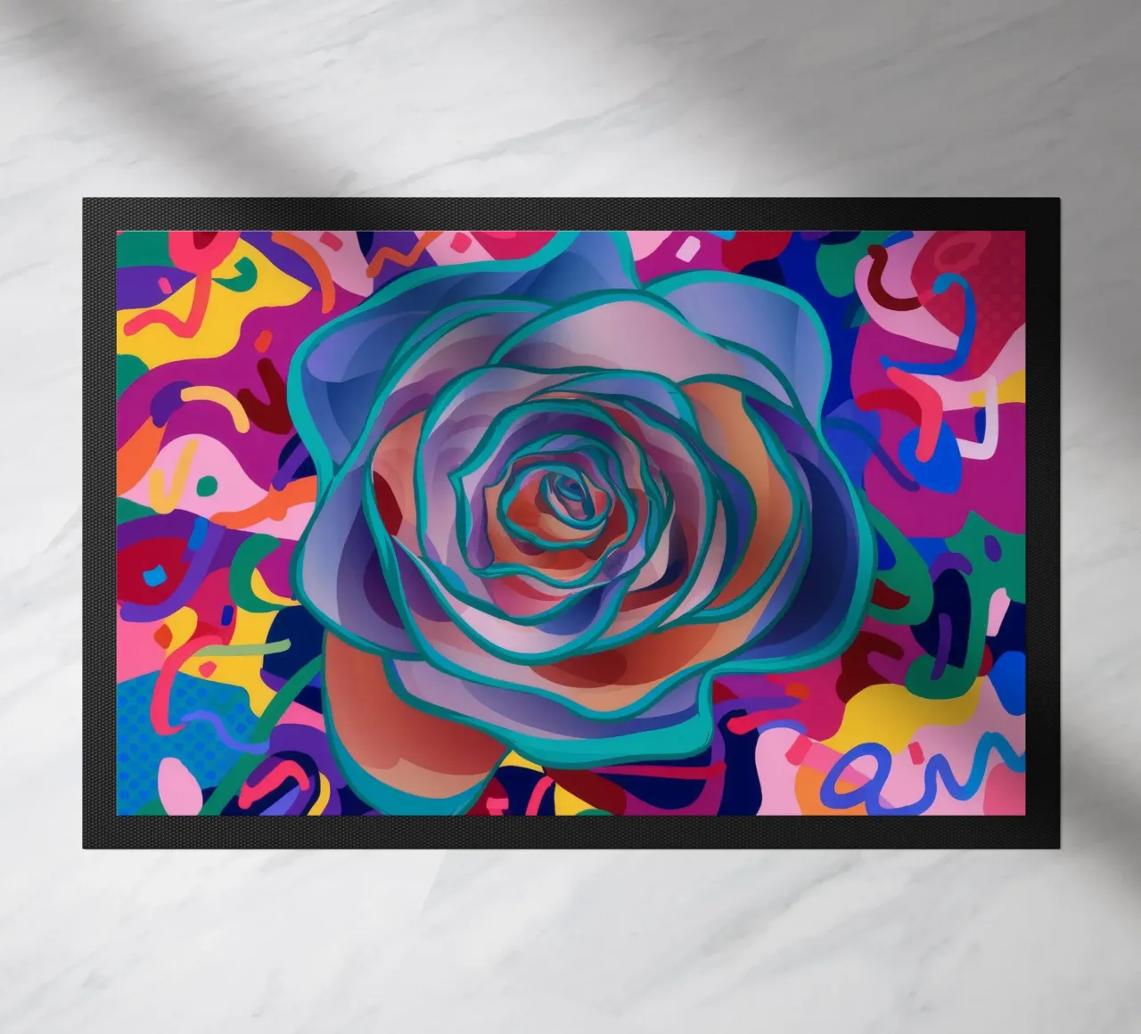 Enigma della rosa cremisi zerbino da Zep Layers