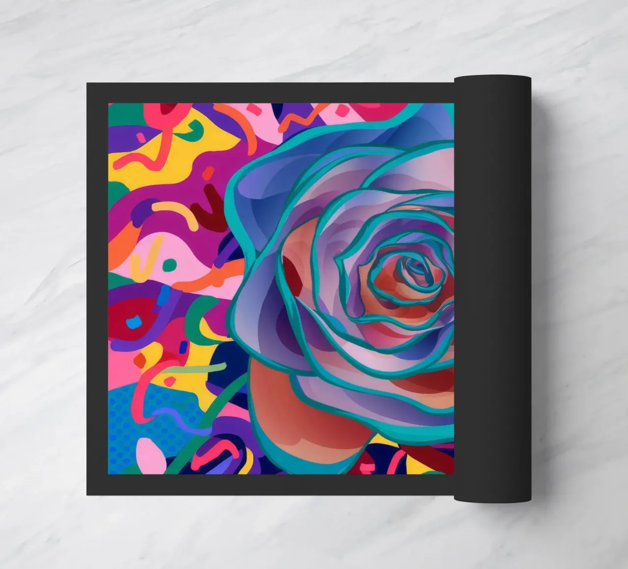 Enigma della rosa cremisi zerbino da Zep Layers