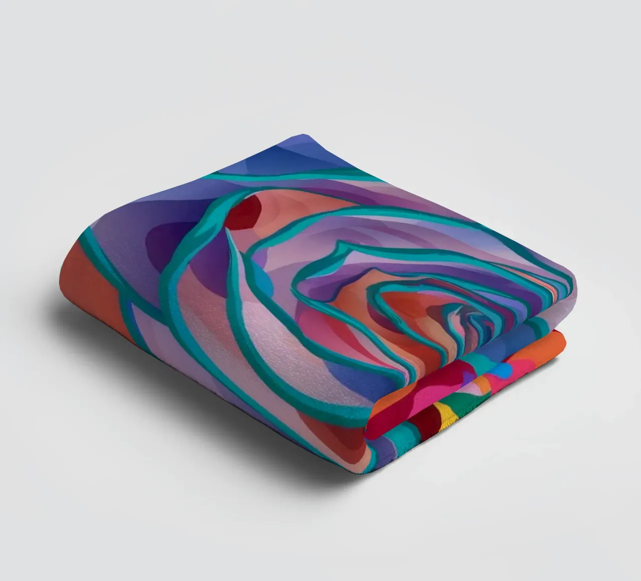 Enigma della rosa cremisi asciugamano da bagno da Zep Layers