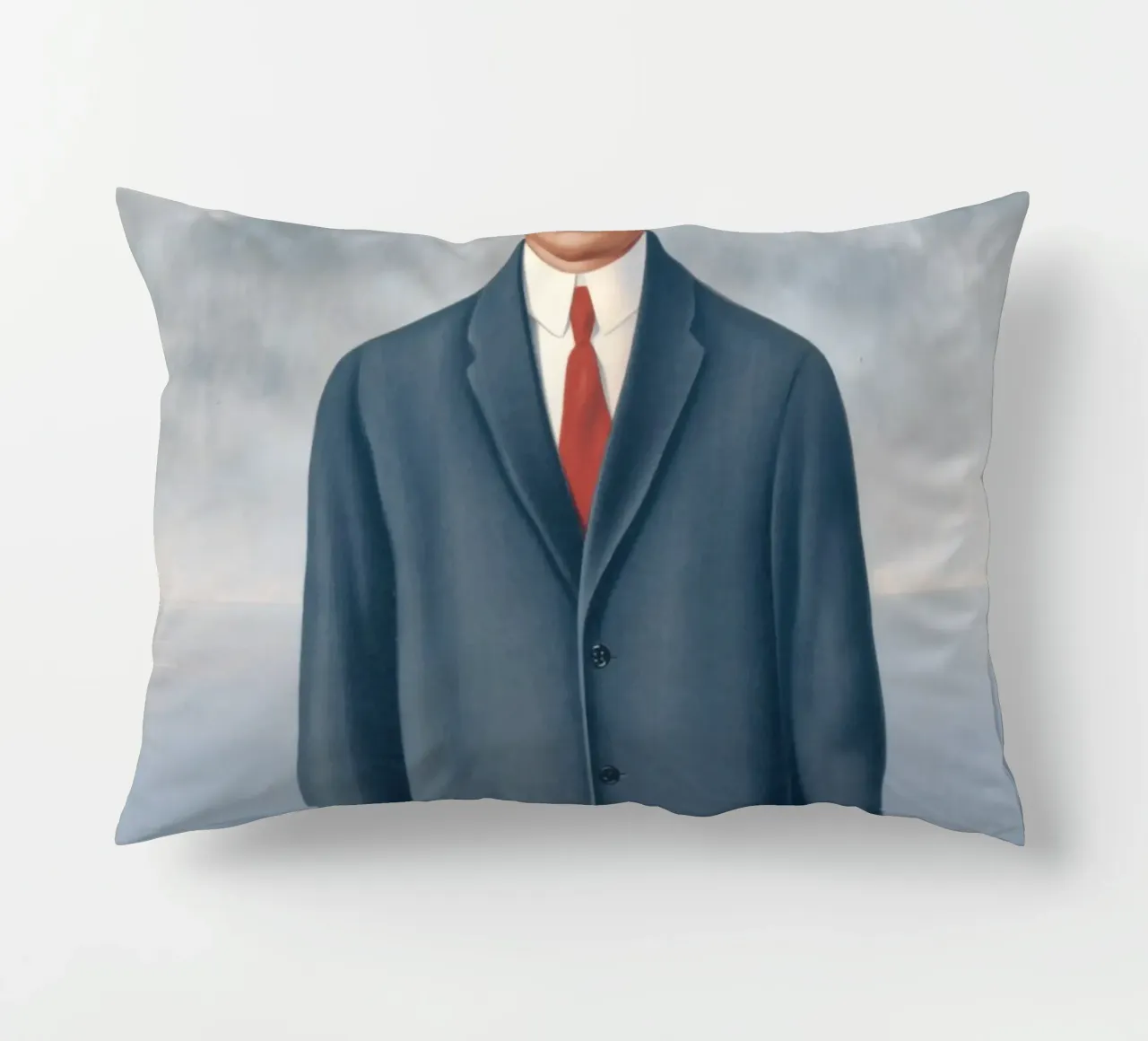 Figlio dell'uomo" di René Magritte cuscino da Classic Art Prints